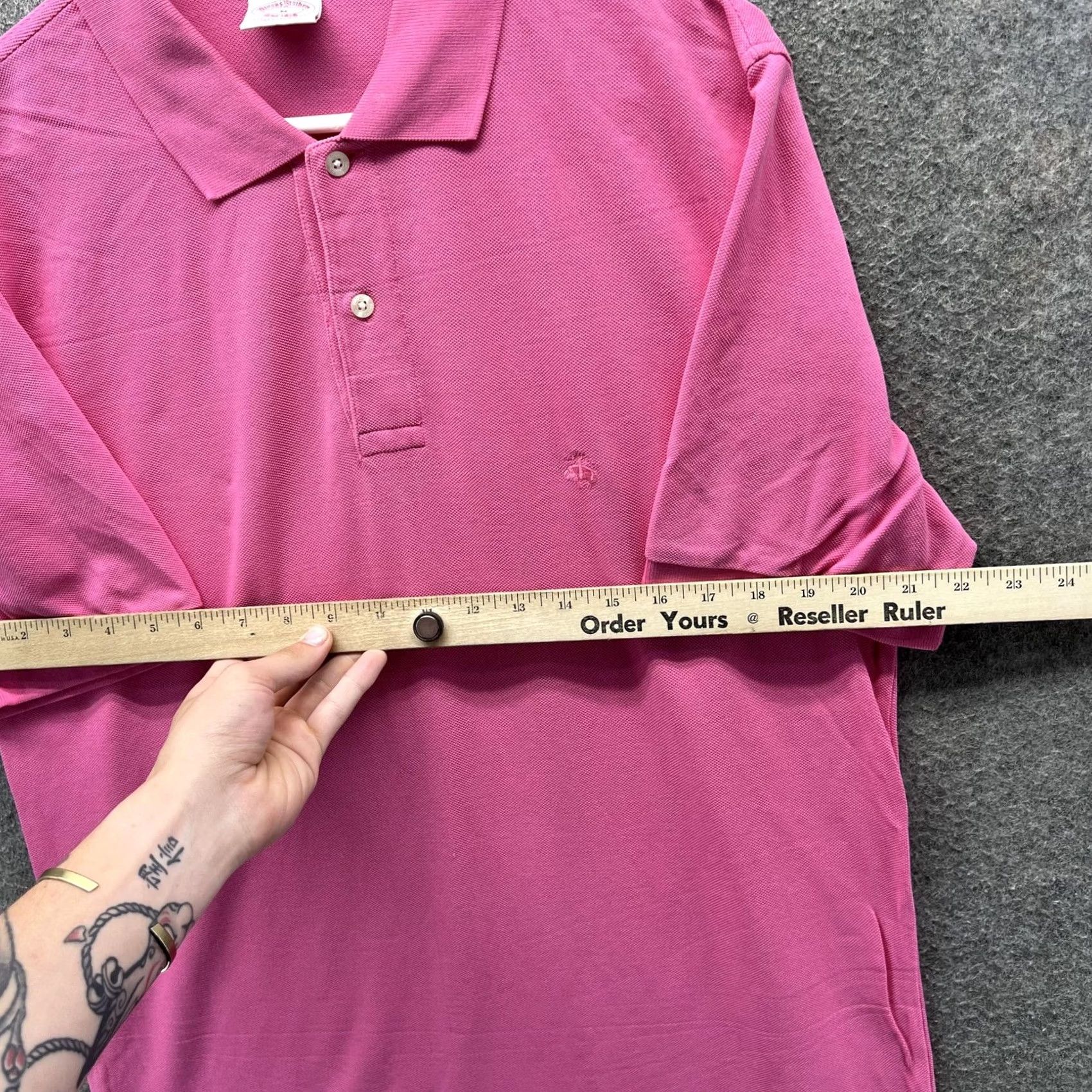 Brooks Brothers Brooks Brothers Polo Shirt Mens Medium Pink Performance Original Fit Cotton Polo Shirt Mens M Pink Brooks Brothers Size US M / EU 48-50 / 2 - 7 Thumbnail