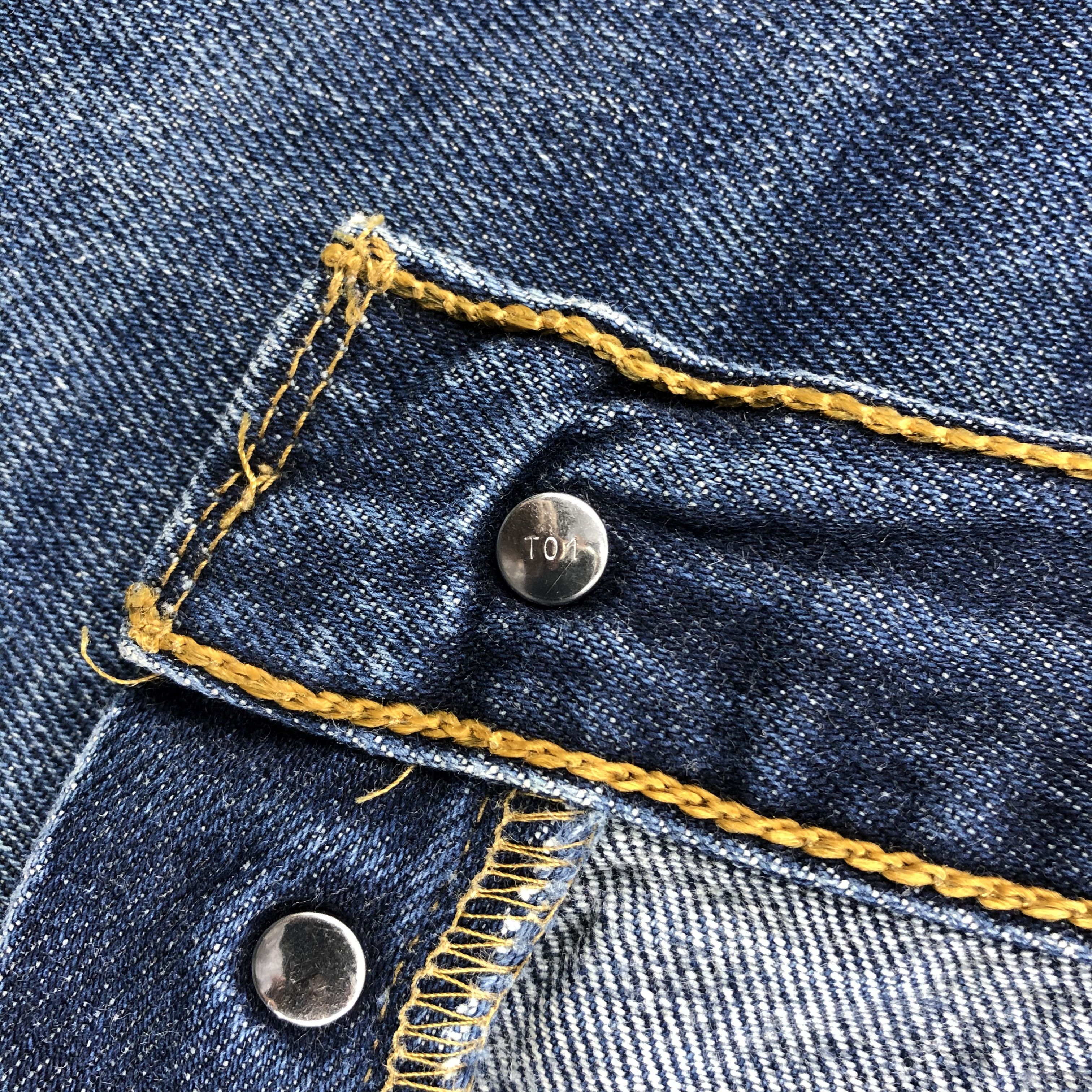 Levi's Vintage 90s Distress Levis 501 Denim Jeans- JM1068 Size US 36 / EU 52 - 10 Thumbnail