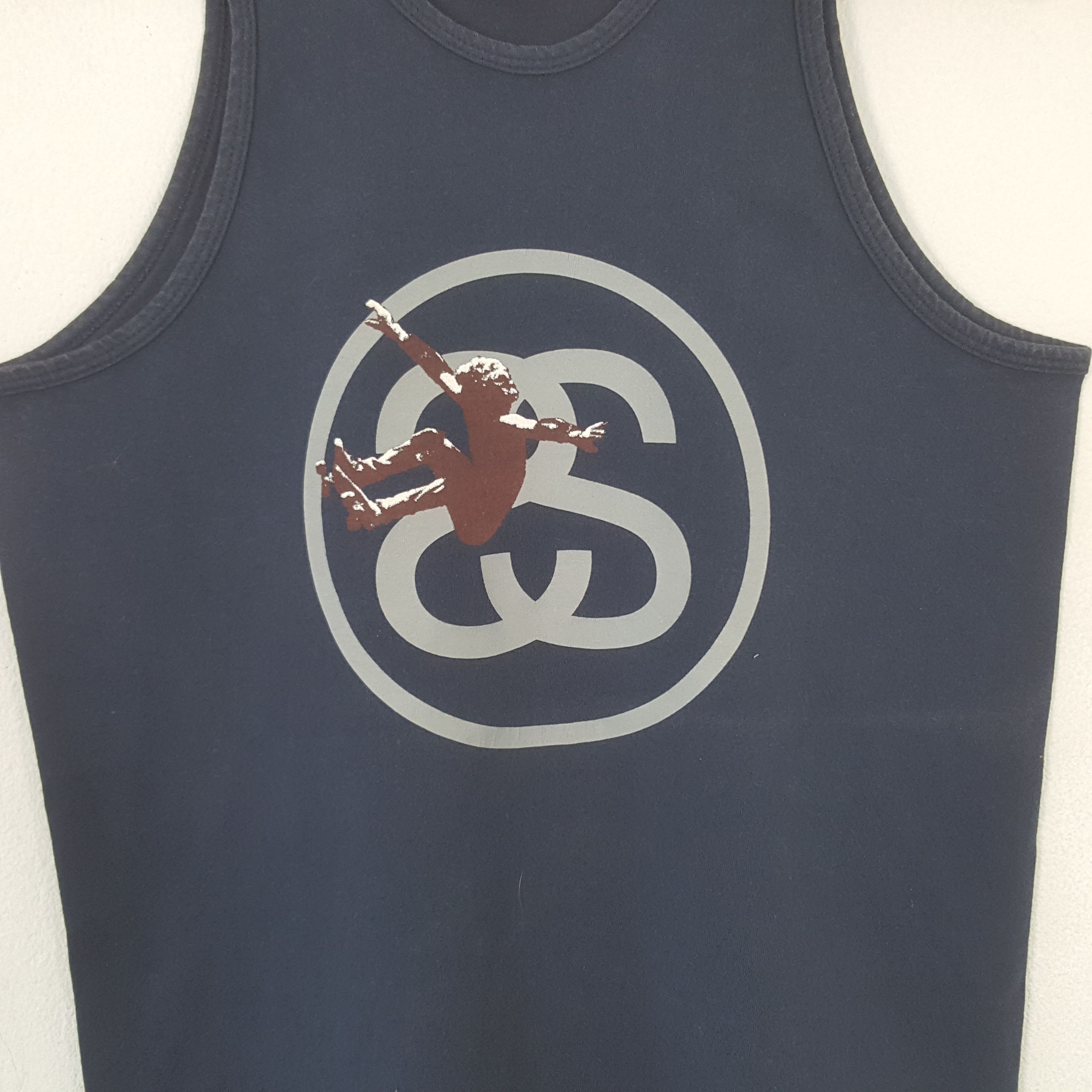 Stussy Vintage Stussy American Skateboard Tank Tops RR13 Size US M / EU 48-50 / 2 - 2 Thumbnail