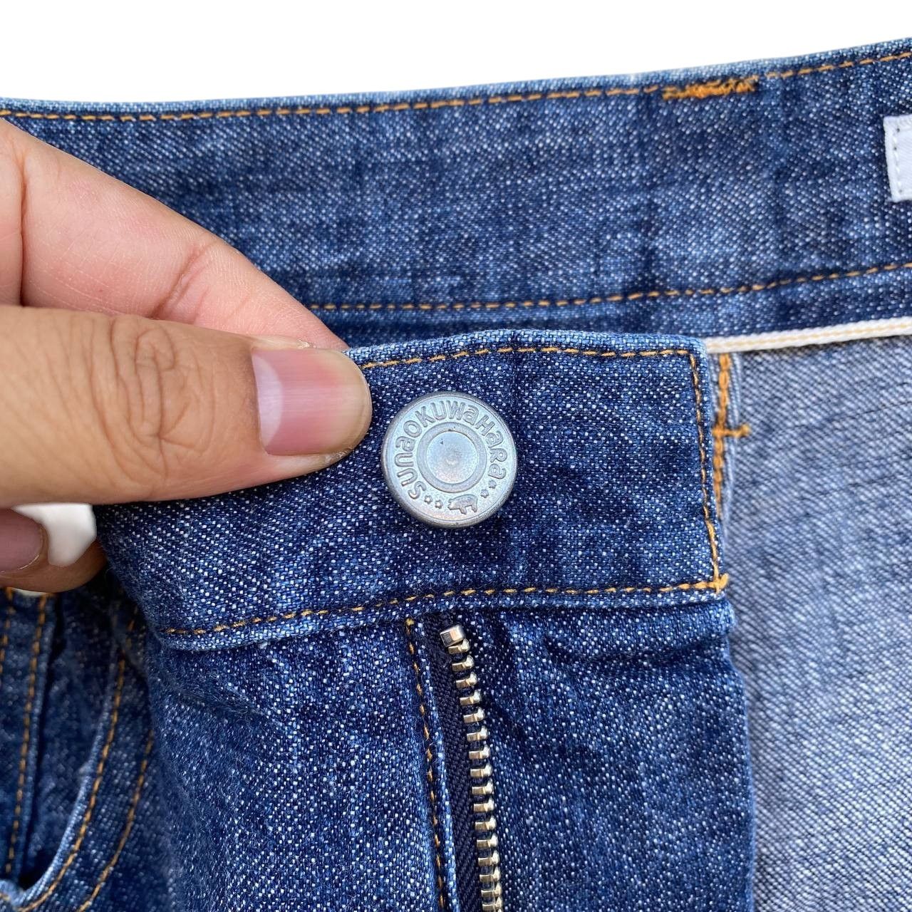 Issey Miyake SUNAOKUWAHARA JAPAN SHORT ANKLE CUT DENIM Size US 30 / EU 46 - 10 Thumbnail