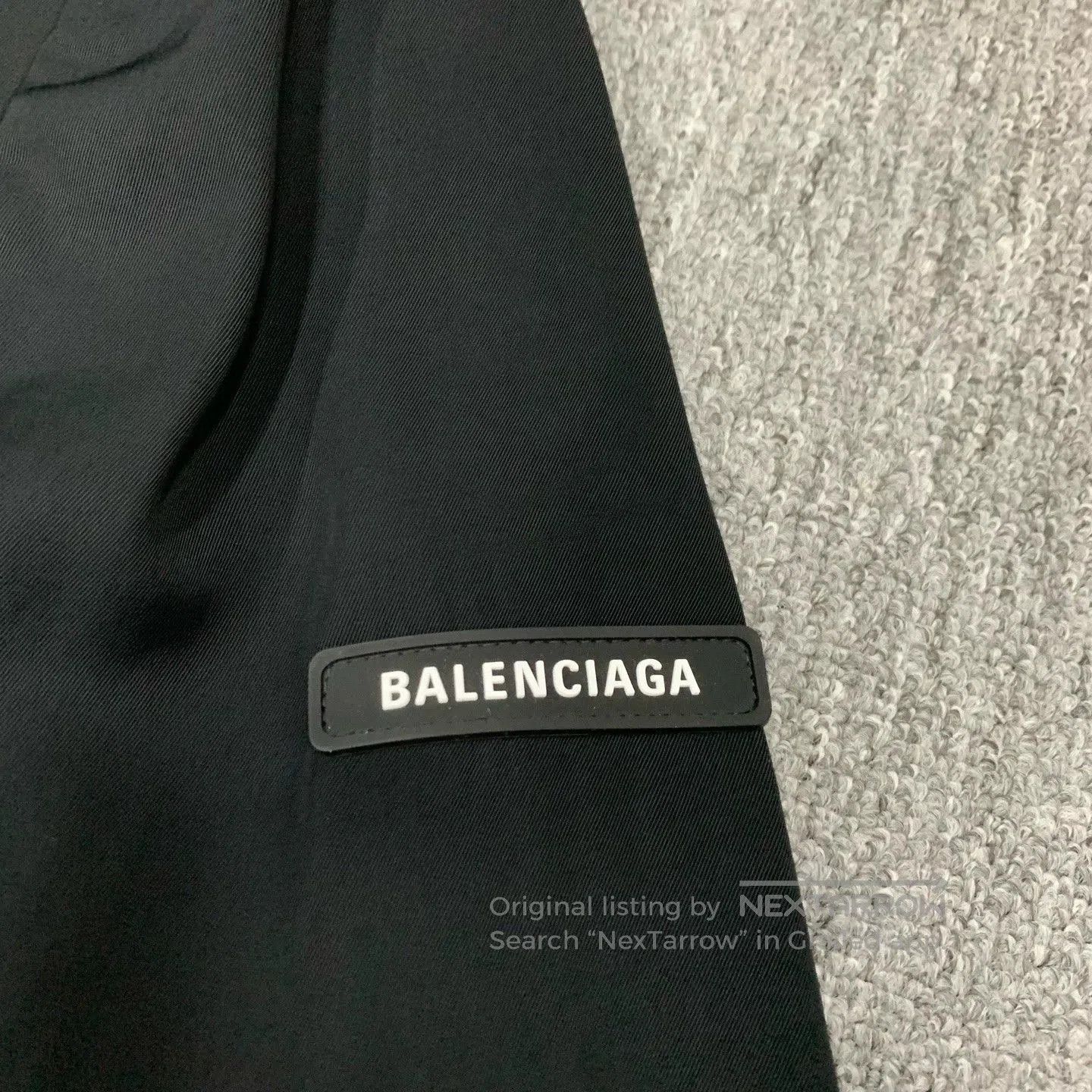 Balenciaga Balenciaga Black Sleeve Badge Blazer. Size US S / EU 44-46 / 1 - 9 Thumbnail