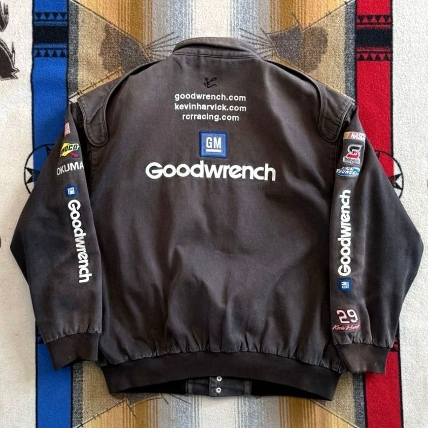 Chase Authentics VINTAGE Kevin Harvick #29 Goodwrench NASCAR Jacket Men’s XL Embroidered Chase Brown Size US XL / EU 56 / 4 - 2 Thumbnail