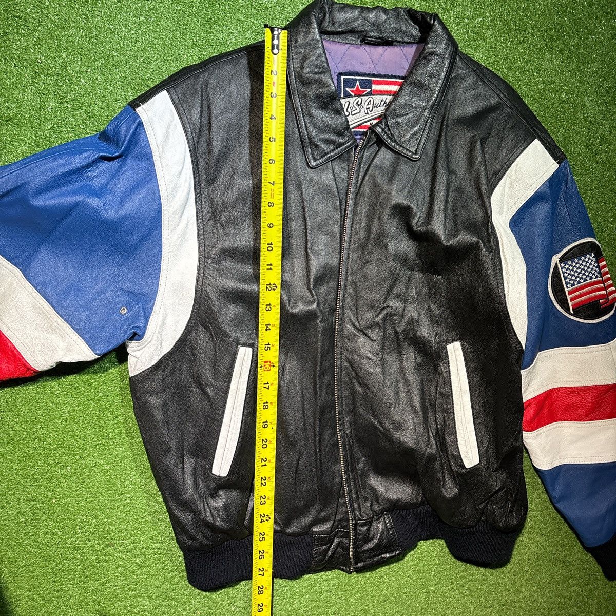 Wilsons Leather Vintage full zip USA leather jacket Size US XL / EU 56 / 4 - 8 Thumbnail