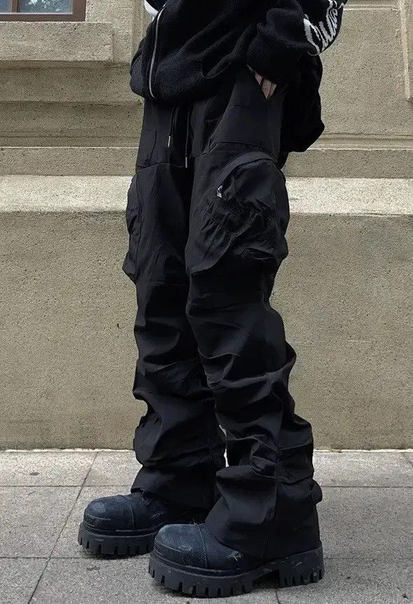 VIBE Utility grunge multi pocket nylon pants Size US 30 / EU 46 - 5 Thumbnail