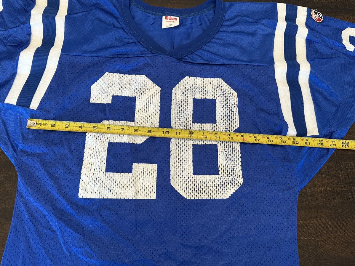 Wilson VTG 90s Marshall Faulk Indy Colts Wilson Men’s Jersey-Med Size US M / EU 48-50 / 2 - 7 Thumbnail