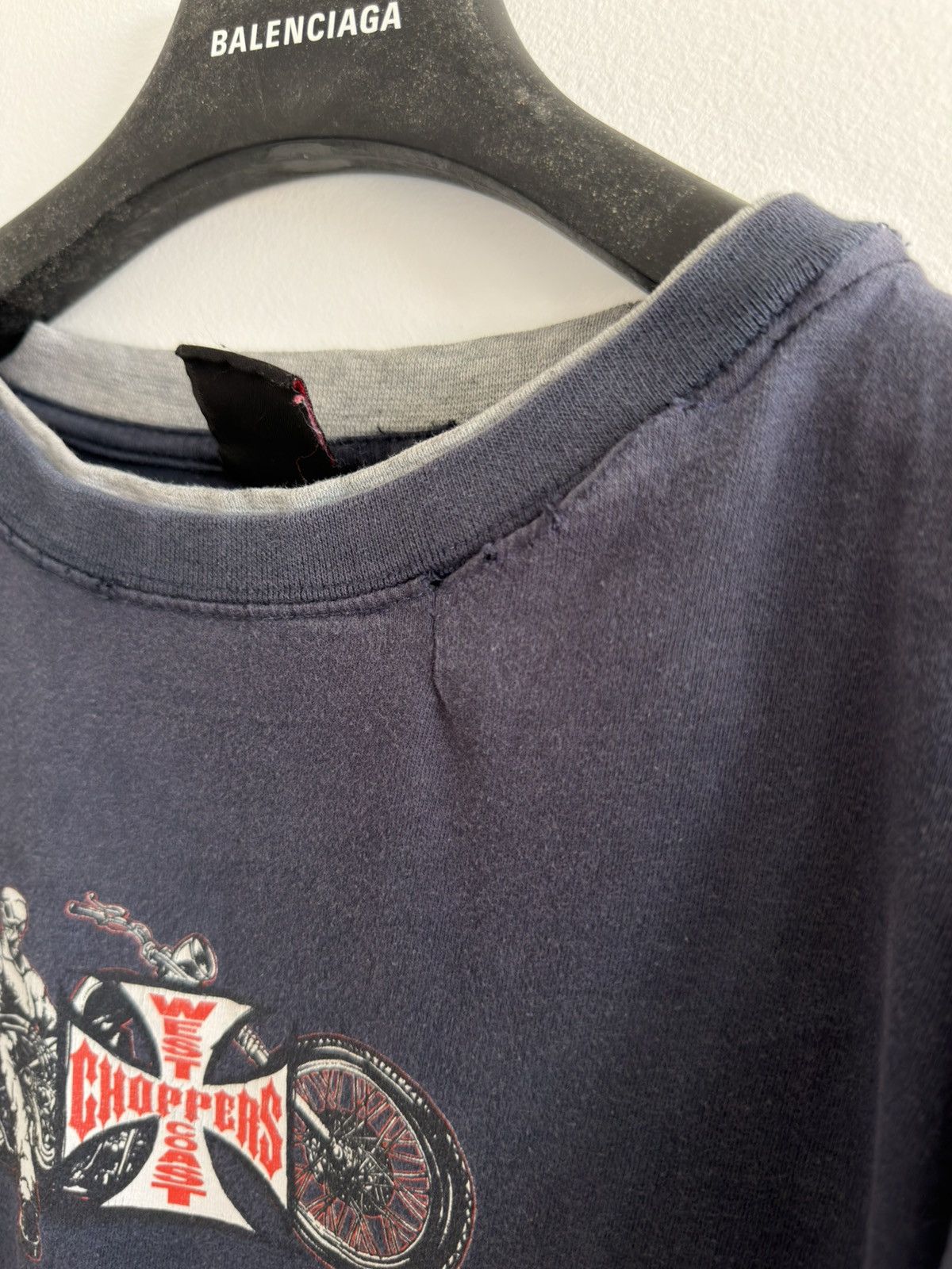 West Coast Choppers *RARE* VINTAGE 00s Y2K WEST COAST CHOPPERS LAYERED THERMAL Size US L / EU 52-54 / 3 - 4 Thumbnail