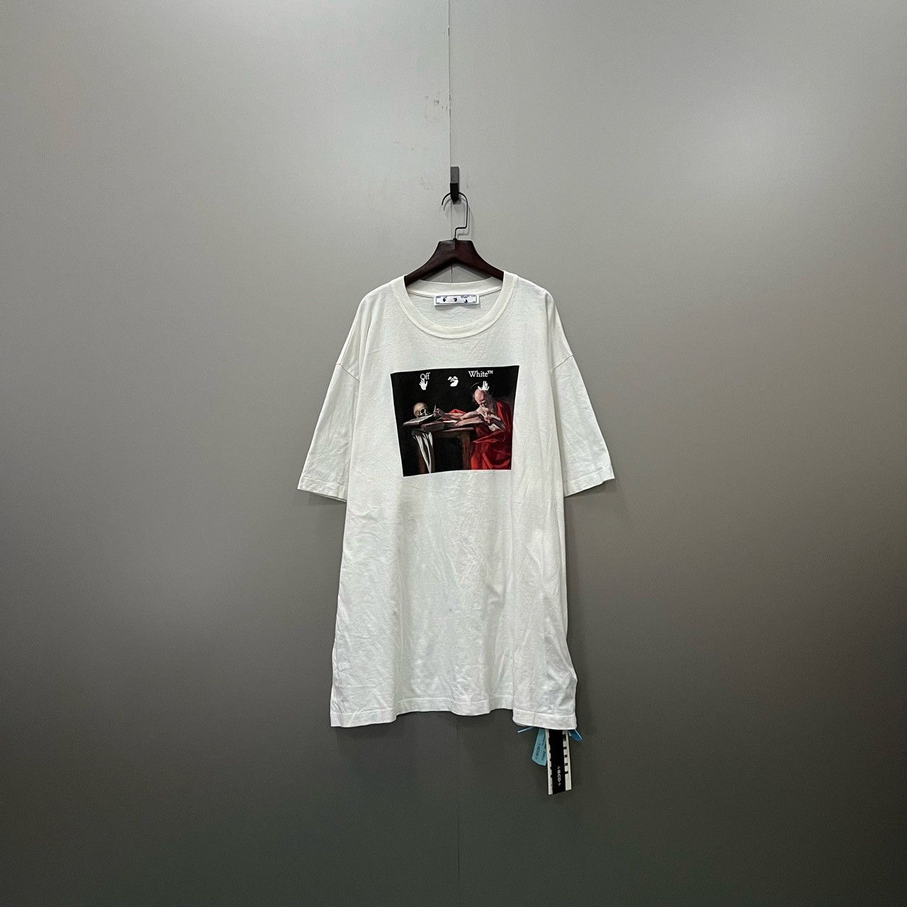 image of Off White Off-White Religion Shirt Sleeve Tee, Men's (Size Large)