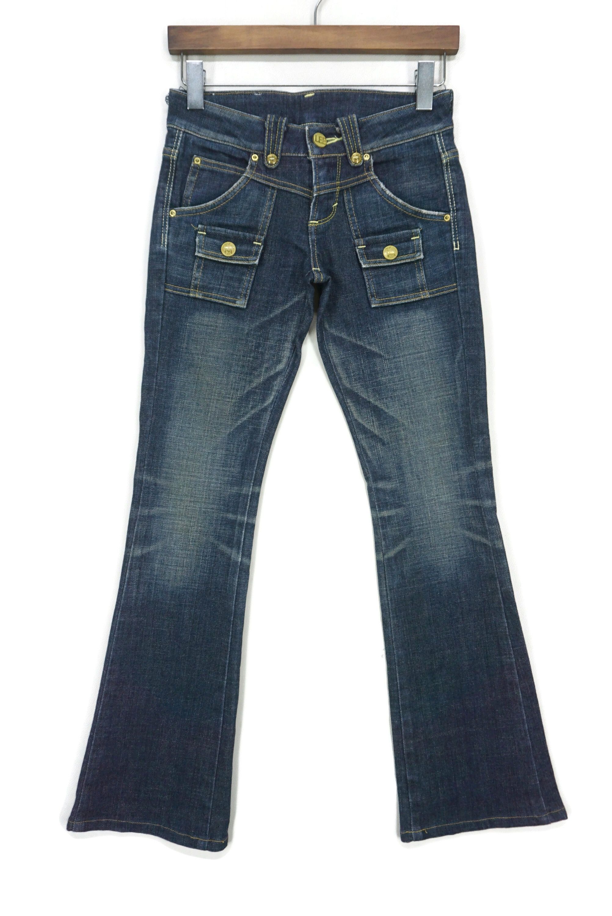 image of Lee Riders Bootcut Baker Pants New Age Cowboys Size 24 in Blue, Women's