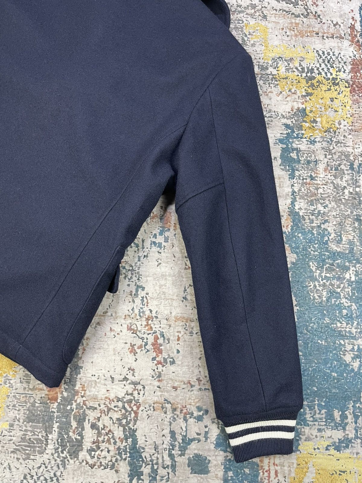 Woolrich Woolen Mills Woolrich Wool Double Breasted Navy Sailor Peacoat Size US L / EU 52-54 / 3 - 8 Thumbnail