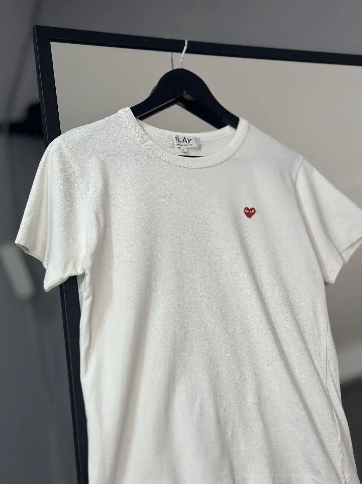 Other Comme des Garcons PLAY CDG Heart With Blue Eyes T-shirt Size L / US 10 / IT 46 - 5 Thumbnail