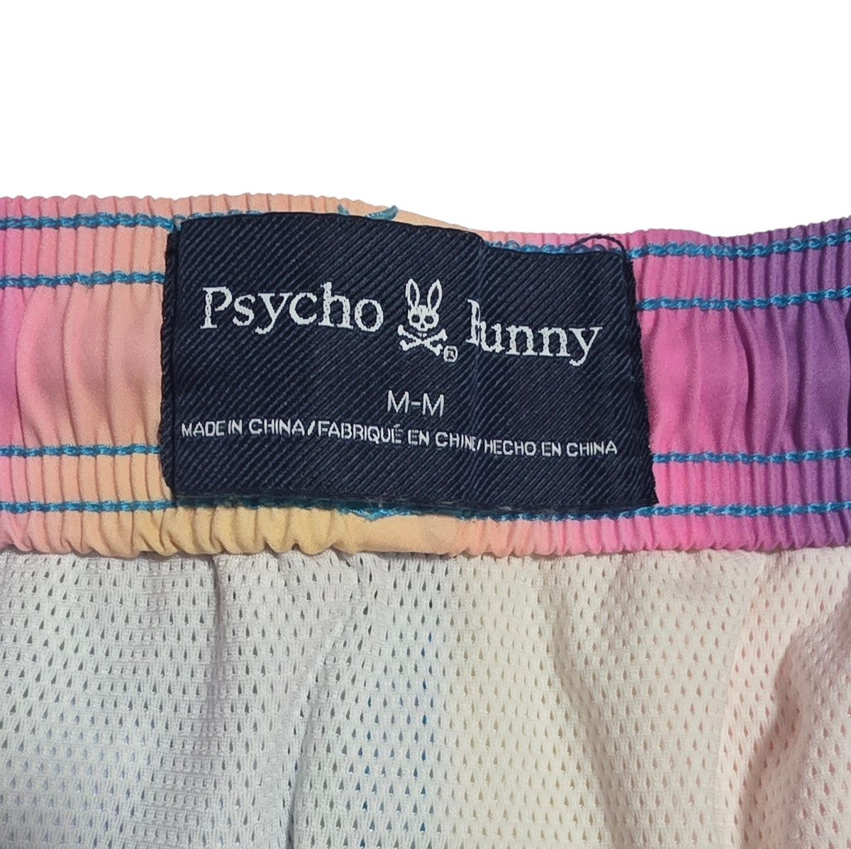 Psycho Bunny Psycho Bunny Violet Multi Tyler Swim Trunks Size M Size US 34 / EU 50 - 4 Thumbnail