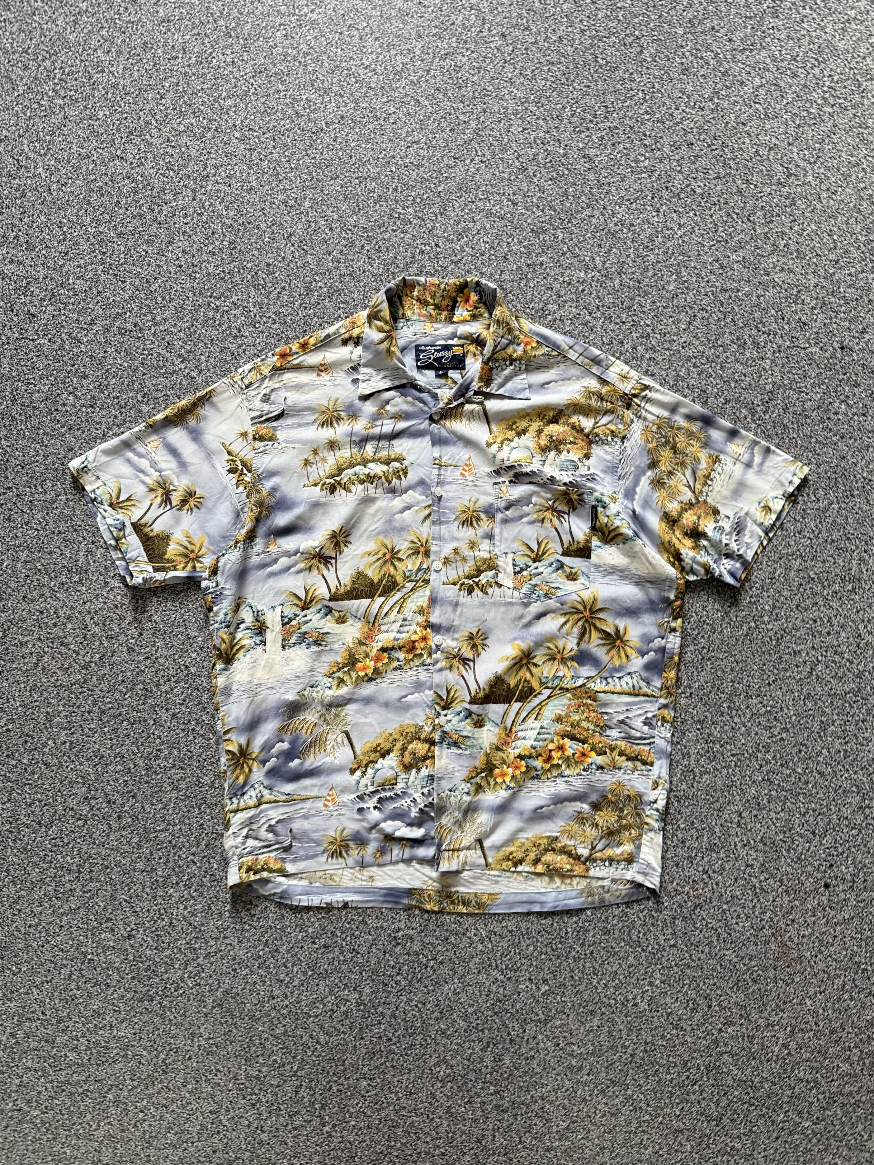 Stussy Hawaiian Shirt Vintage