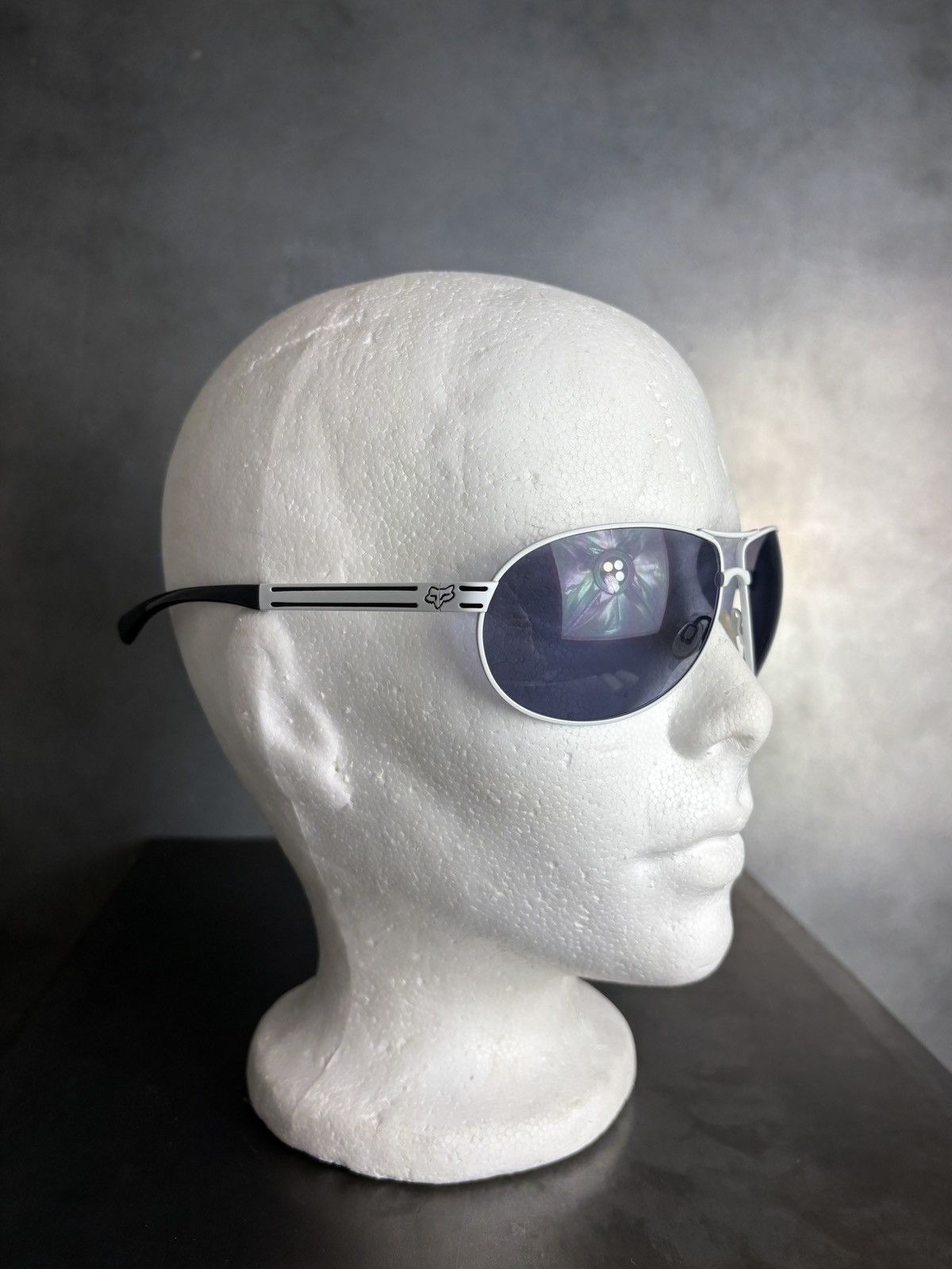 Fox Racing × Oakley 2007 Oakley Fox Racing Sunglasses The Injection Aviators Y2K Size ONE SIZE - 1 Thumbnail