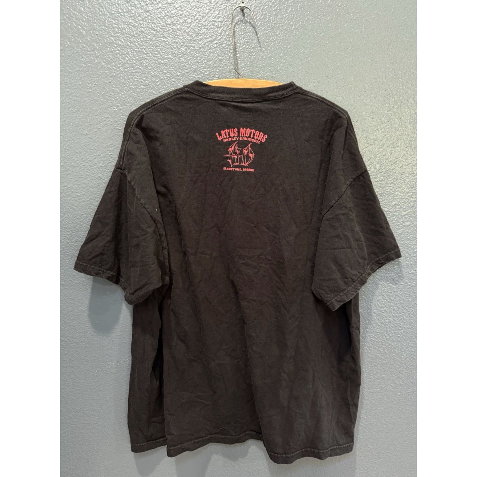 Harley Davidson Harley-Davidson Tee Shirt Black 2XL Biker Mens Shirt Size US XXL / EU 58 / 5 - 4 Thumbnail