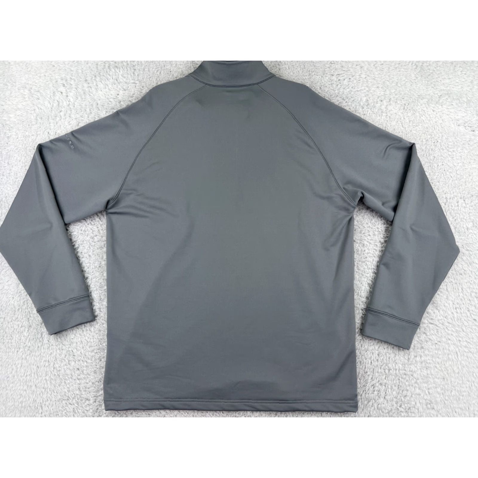 Equipment Dunning 1/4 Zip Sweater Mens Large L Gray Polyester Mock Neck Long Sleeve Pullover Shirt Casual Sports Logo Embroidered $ Size US L / EU 52-54 / 3 - 2 Thumbnail