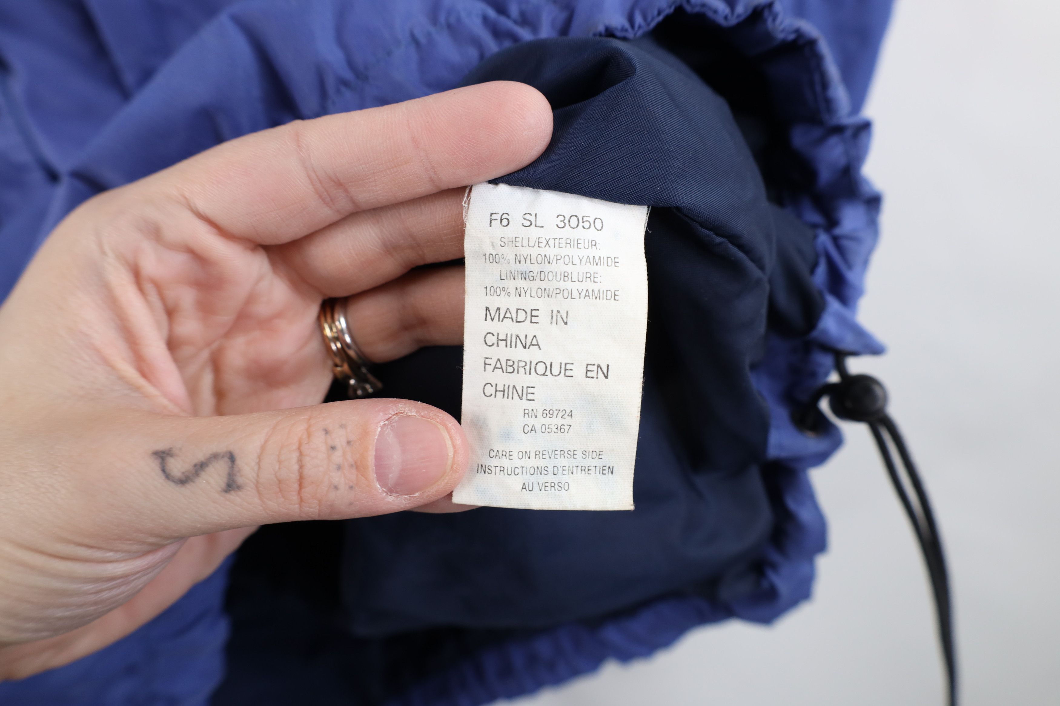Columbia × Vintage Vintage 90s Columbia Hooded Pullover Anorak Jacket Purple Size M / US 6-8 / IT 42-44 - 12 Thumbnail