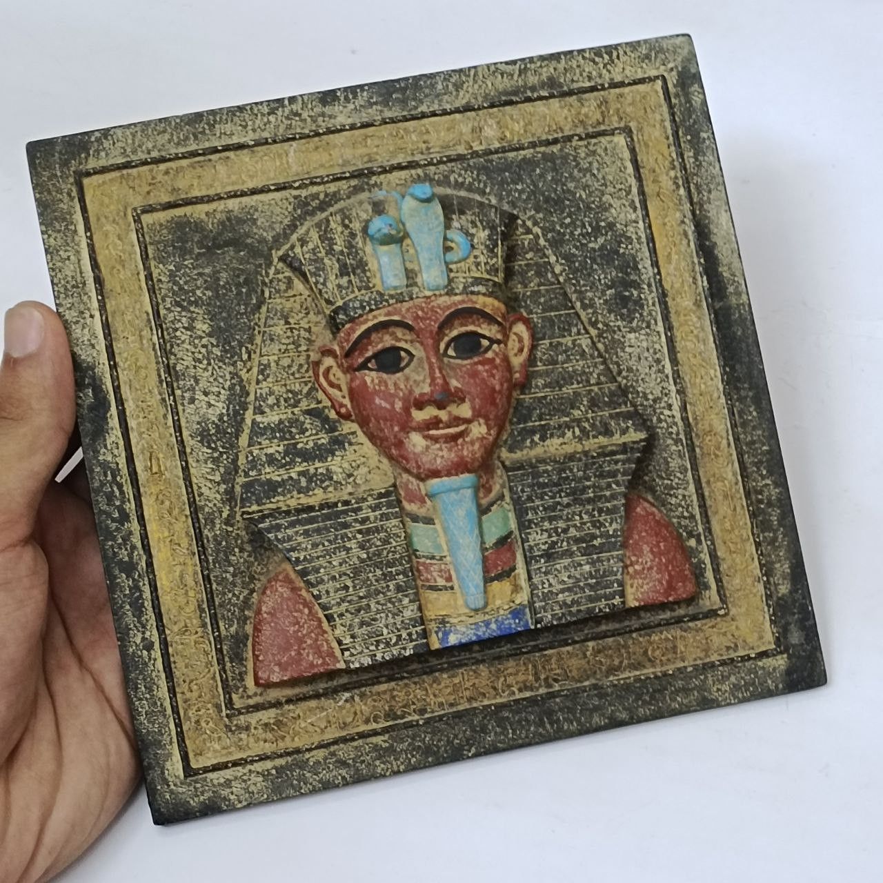 Handmade King Tutankhamun Handmade Ancient Egyptian Wall Decor Size ONE SIZE - 1 Thumbnail