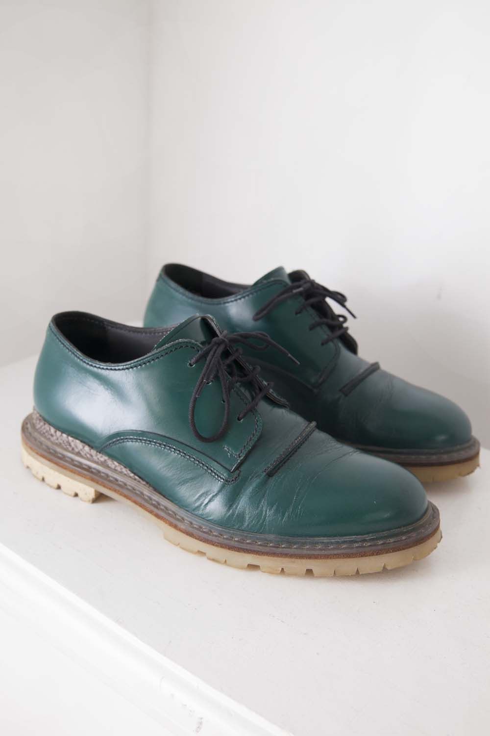Lanvin SS13 green lace shoes Size US 9 / EU 42 - 3 Thumbnail