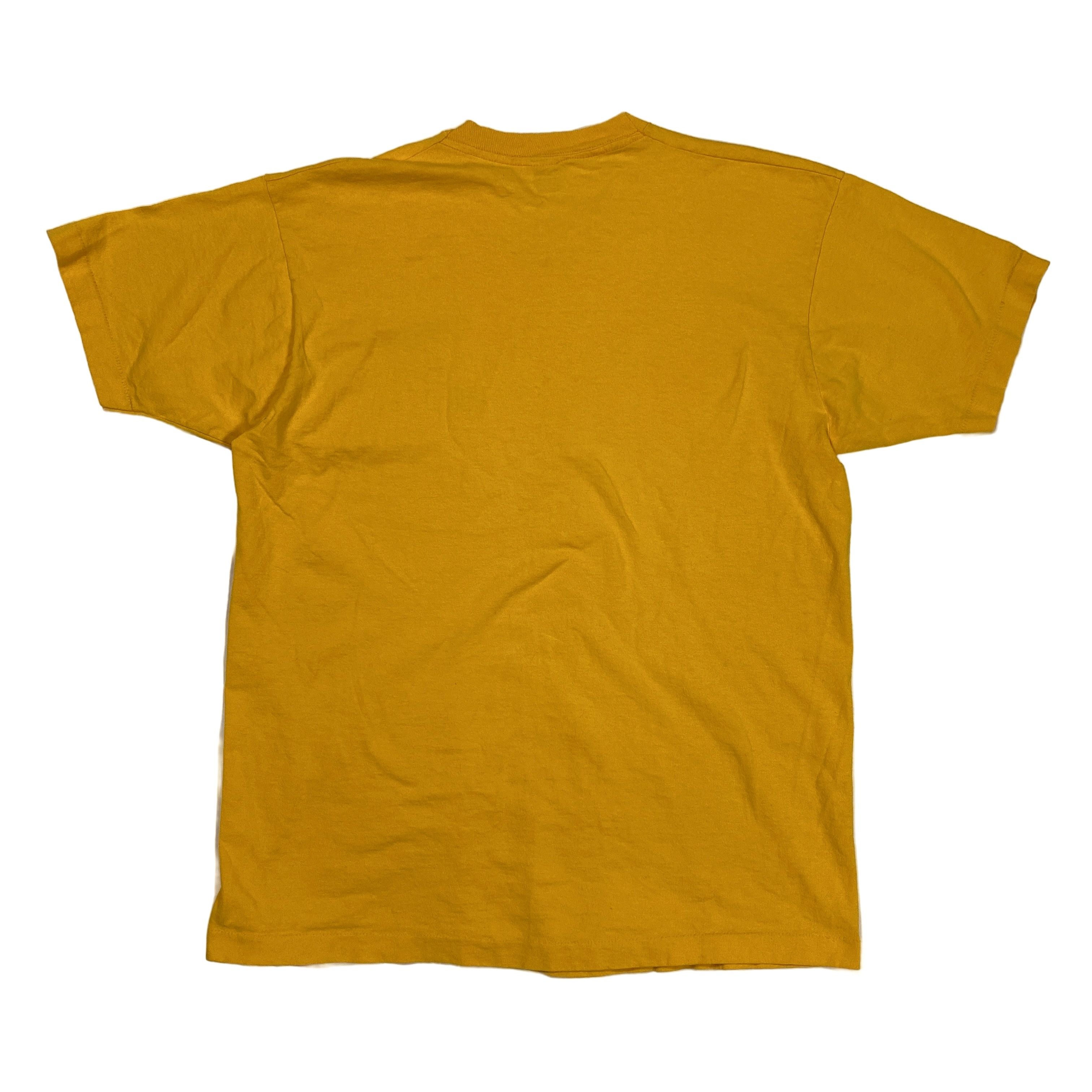 Vintage 1991 Vintage Single Stitch Tee Fruit of the Loom XL Yellow Size US XL / EU 56 / 4 - 2 Thumbnail