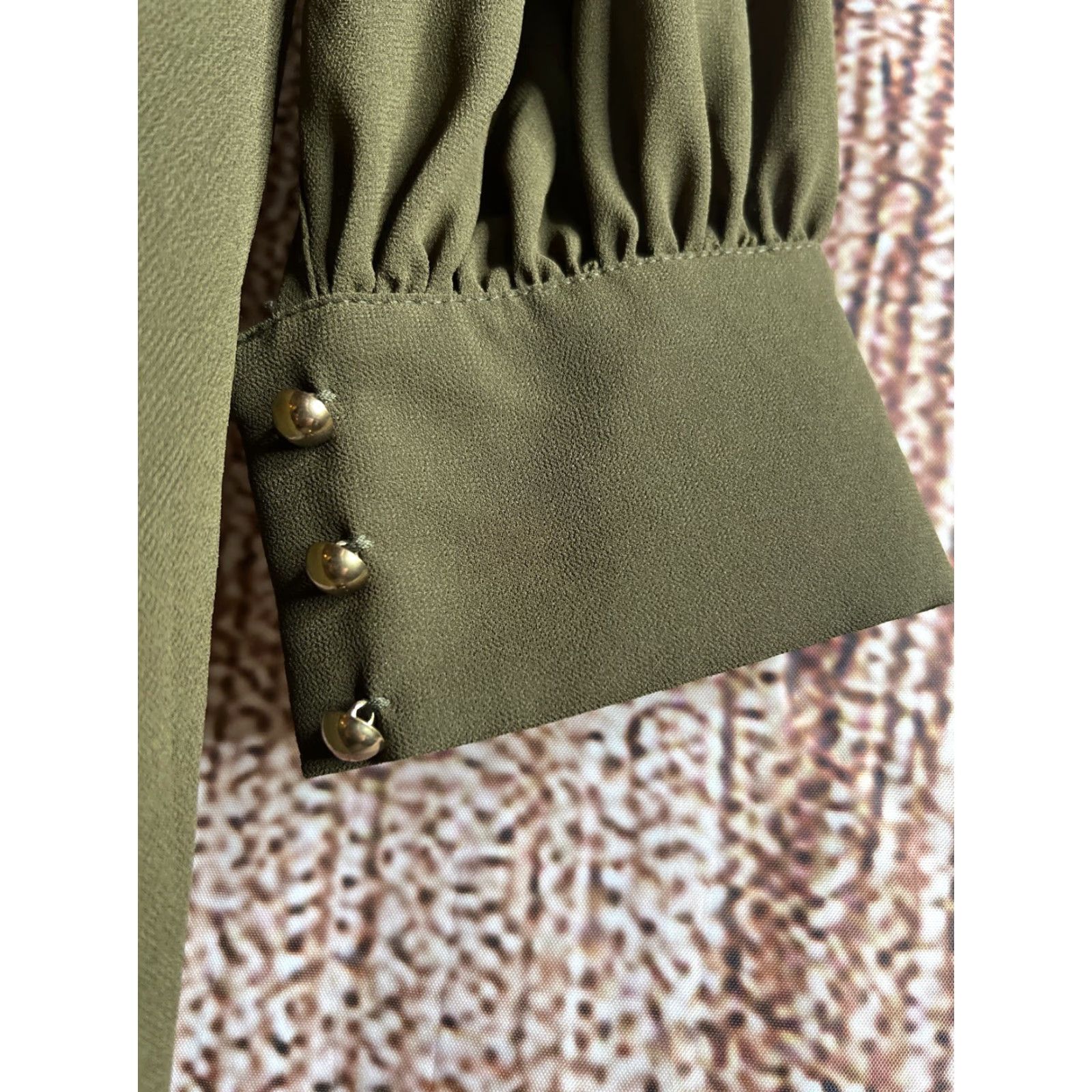 Vintage **Naked Wardrobe Green Large Maxi Dress Deep V Ribbed** User: **Naked Wardrobe Green Large Deep V Ribbed Maxi Dress** Size L / US 10 / IT 46 - 3 Thumbnail