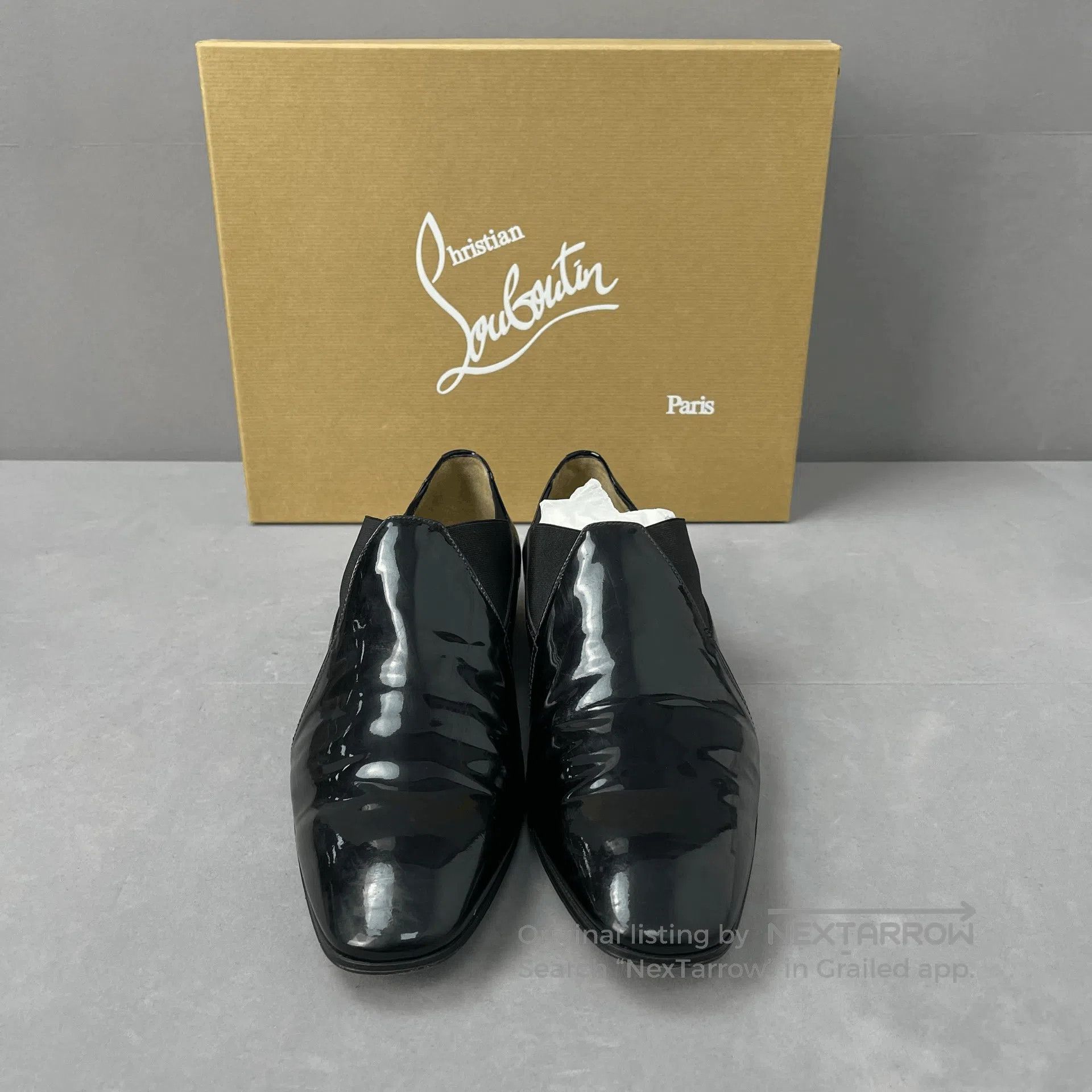 Christian Louboutin Christian Louboutin Red Sole Chelsea Boots. Size US 11 / EU 44 - 2 Thumbnail