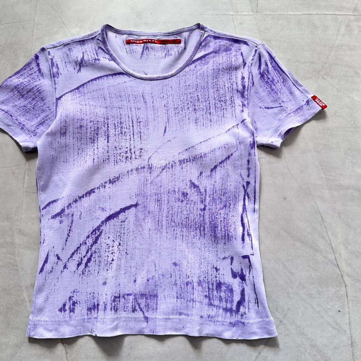Hysteric Glamour Y2K Miss Sixty Painted Top T Shirt Cop Copine Margiela Style Size M / US 6-8 / IT 42-44 - 2 Thumbnail