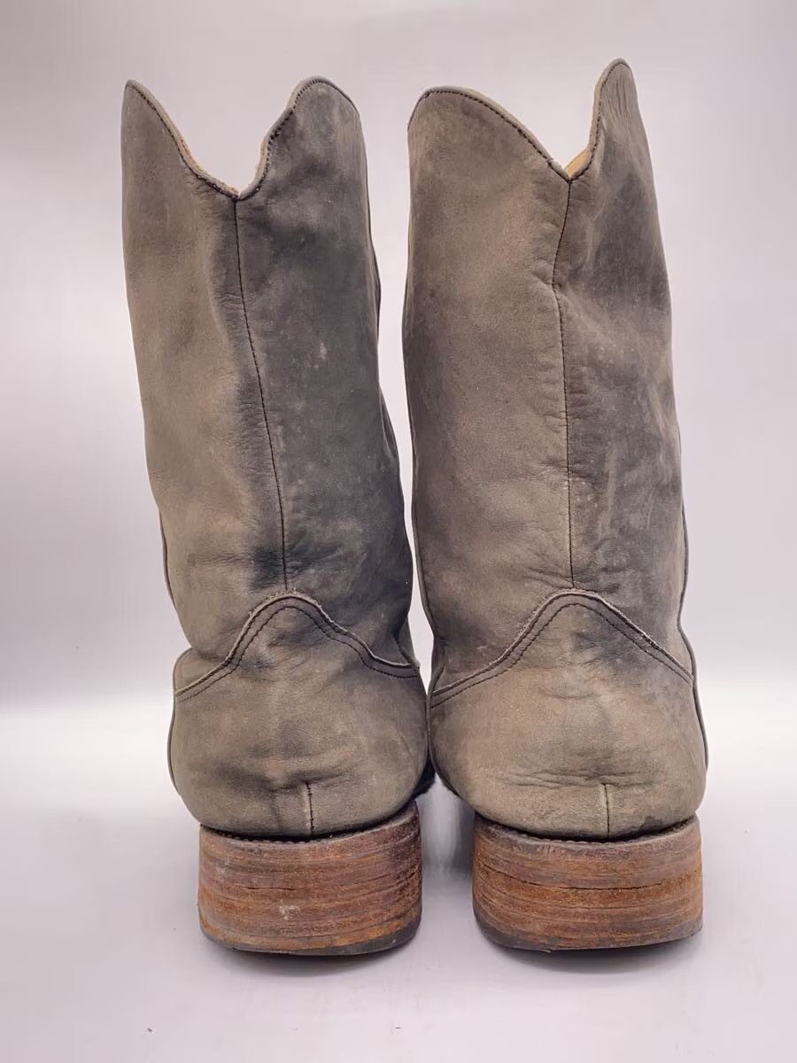 Number (N)ine SS07 "About a Boy" Suede Leather Western Boots Size US 8 / EU 41 - 3 Thumbnail