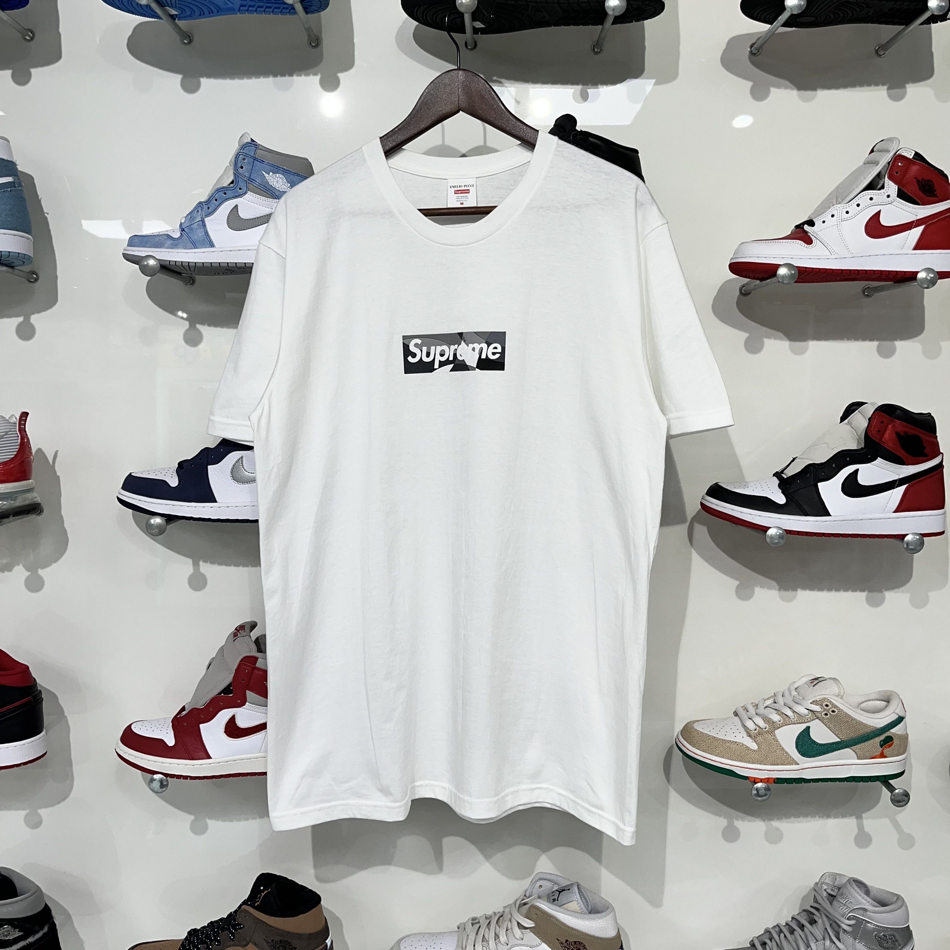 Supreme Supreme x Emilio Pucci Box Logo Tee White Size US M / EU 48-50 / 2 - 1 Thumbnail
