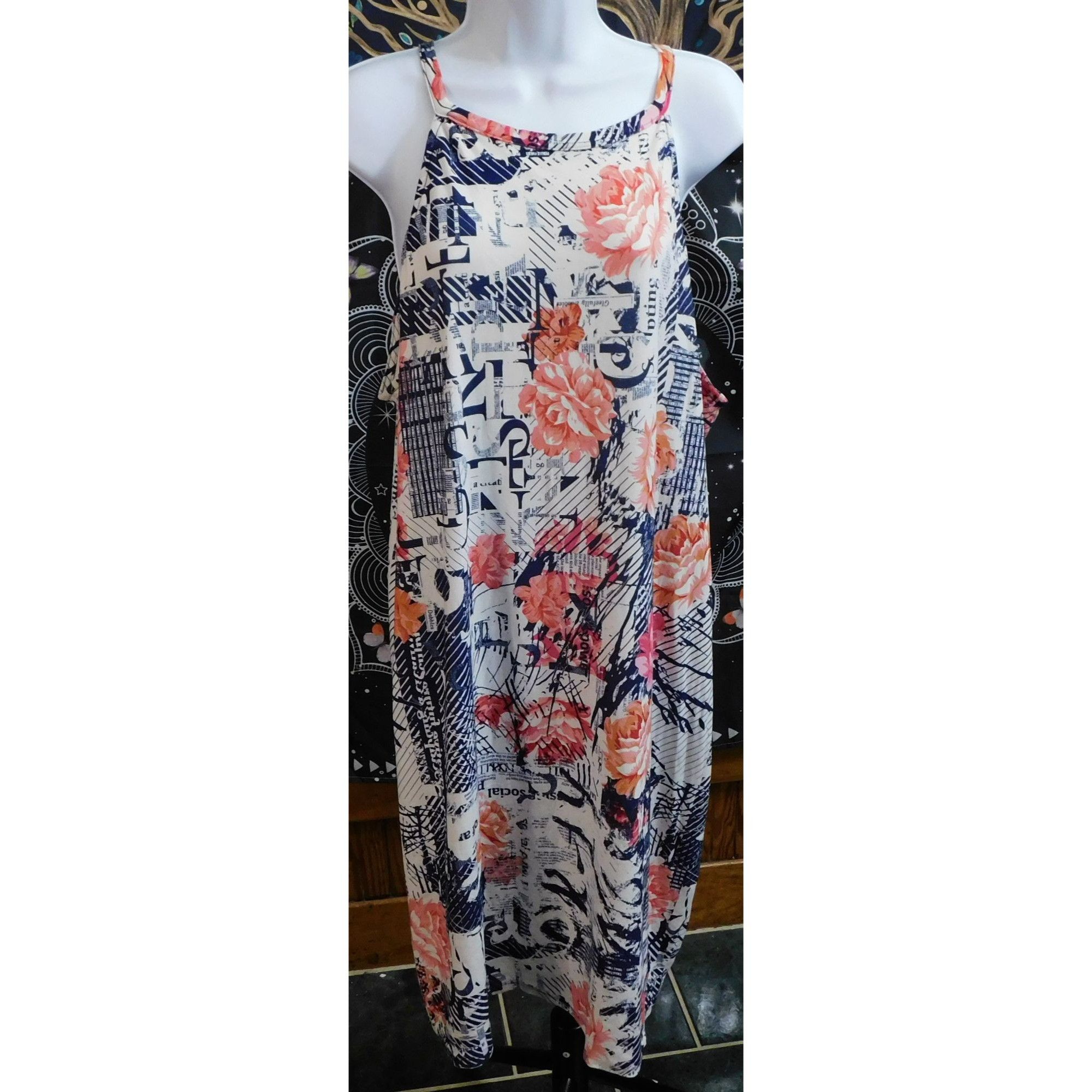 Other Love Brand Floral Print Strapless Midi Dress Size 3XL / US 20-22 - 1 Thumbnail