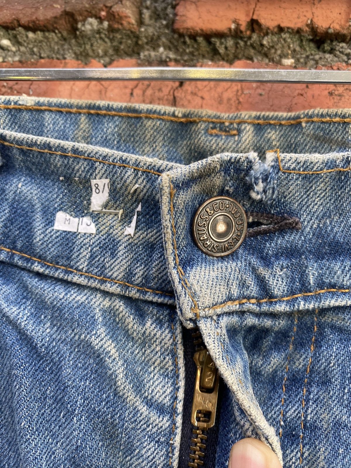 Levi's Vintage Clothing W35x33 Vintage levi's 517 flare 80s bell bottom talon Size US 35 - 6 Thumbnail