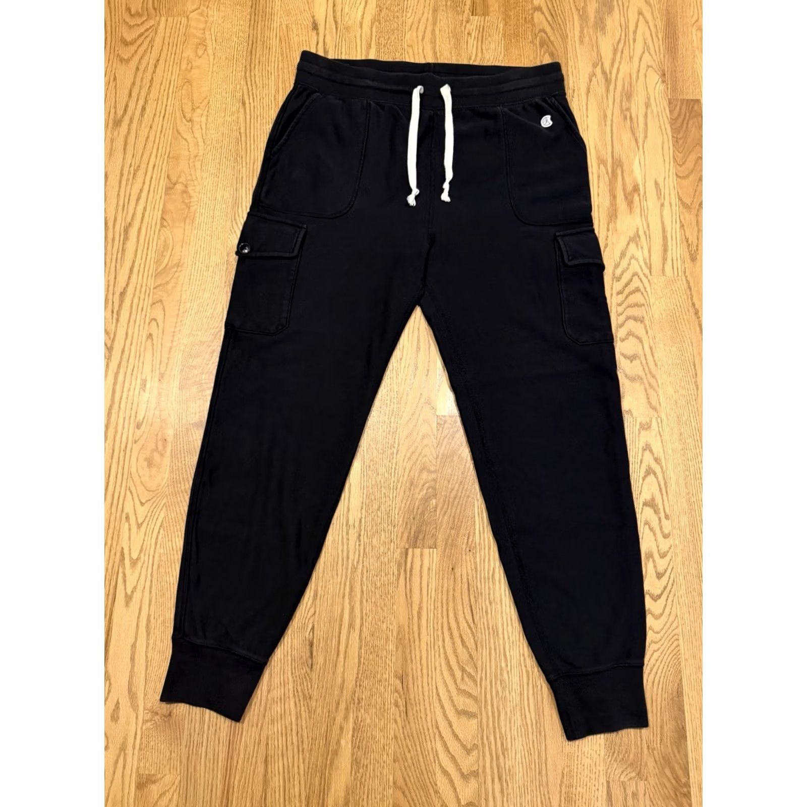 Champion Champion Sweatpants Men’s XL Black Cargo Joggers Drawstring Cotton Size US 36 / EU 52 - 4 Thumbnail