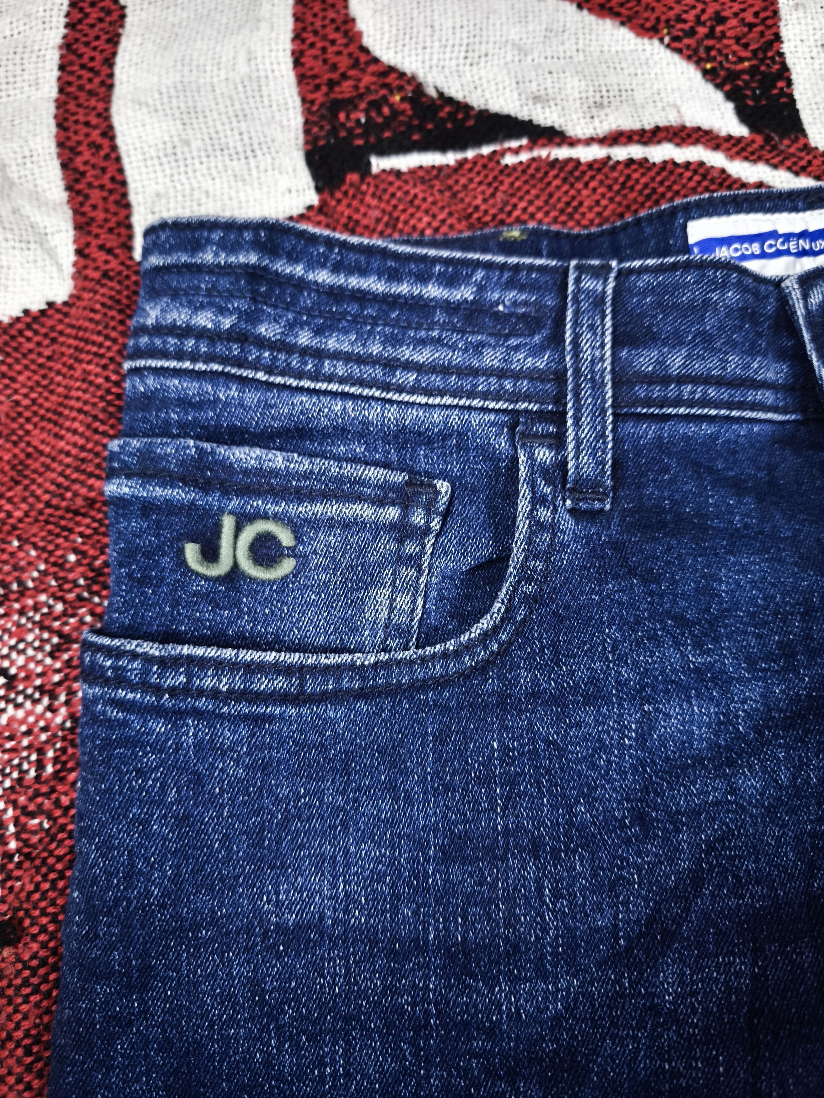 Jacob Cohen Authentic Jacob Cohen Denim Jeans Olive Badge Size US 31 - 6 Thumbnail