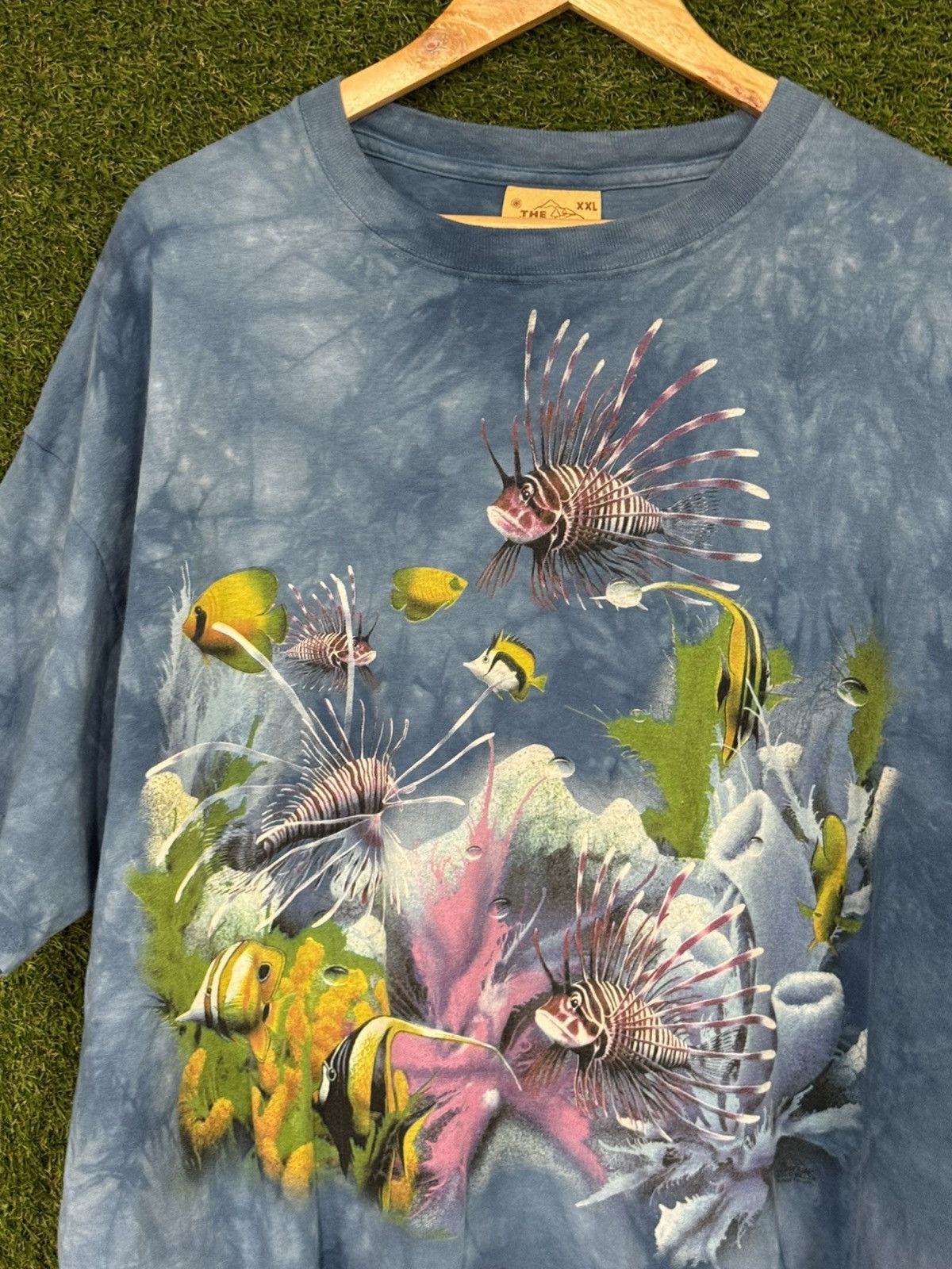 Vintage Vintage Aquarium Fish Aqua Water Ocean All Over Print Tee Size US XXL / EU 58 / 5 - 2 Thumbnail