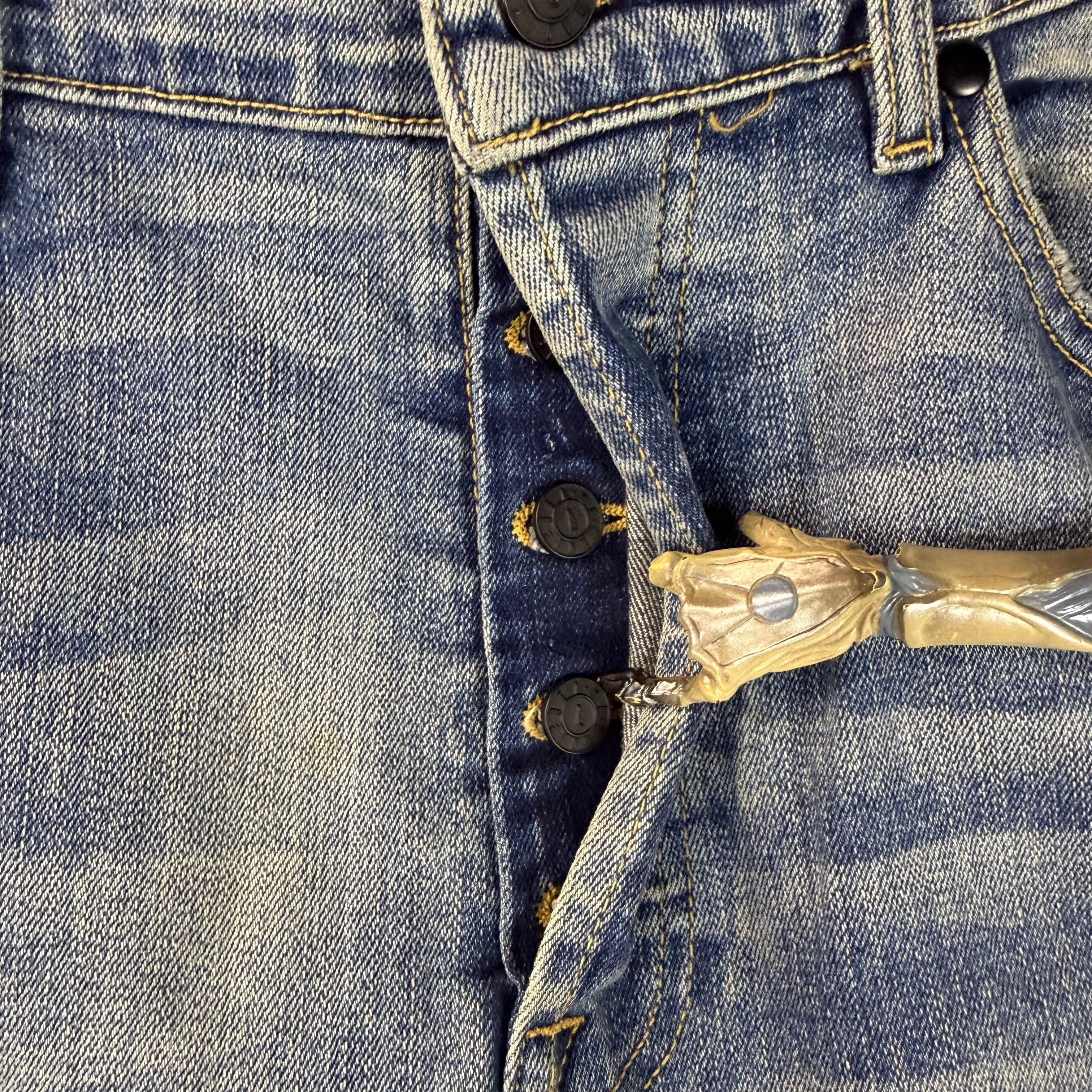 A Ma Maniere A Ma Maniére Distressed Skinny Jeans Size 32 Size US 32 / EU 48 - 5 Thumbnail