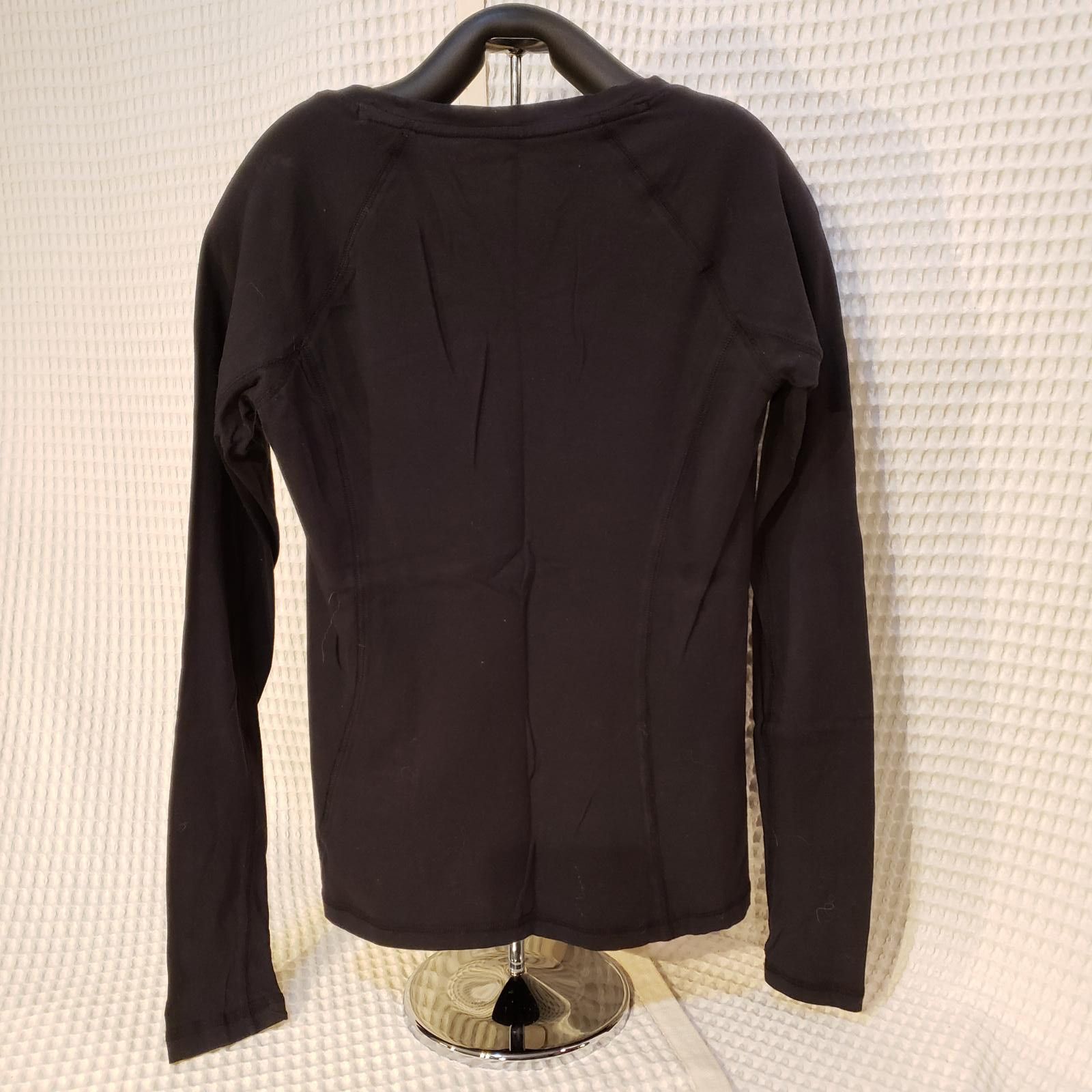 Forever 21 Forever 21 Black Long Sleeve Women's Top, Size M Size M / US 6-8 / IT 42-44 - 3 Thumbnail