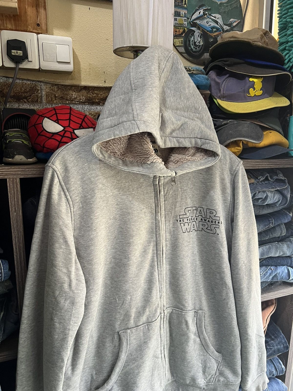 Star Wars 🔥Uniqlo Star Wars Faux Fur Zipper Hoodies Size US M / EU 48-50 / 2 - 8 Thumbnail