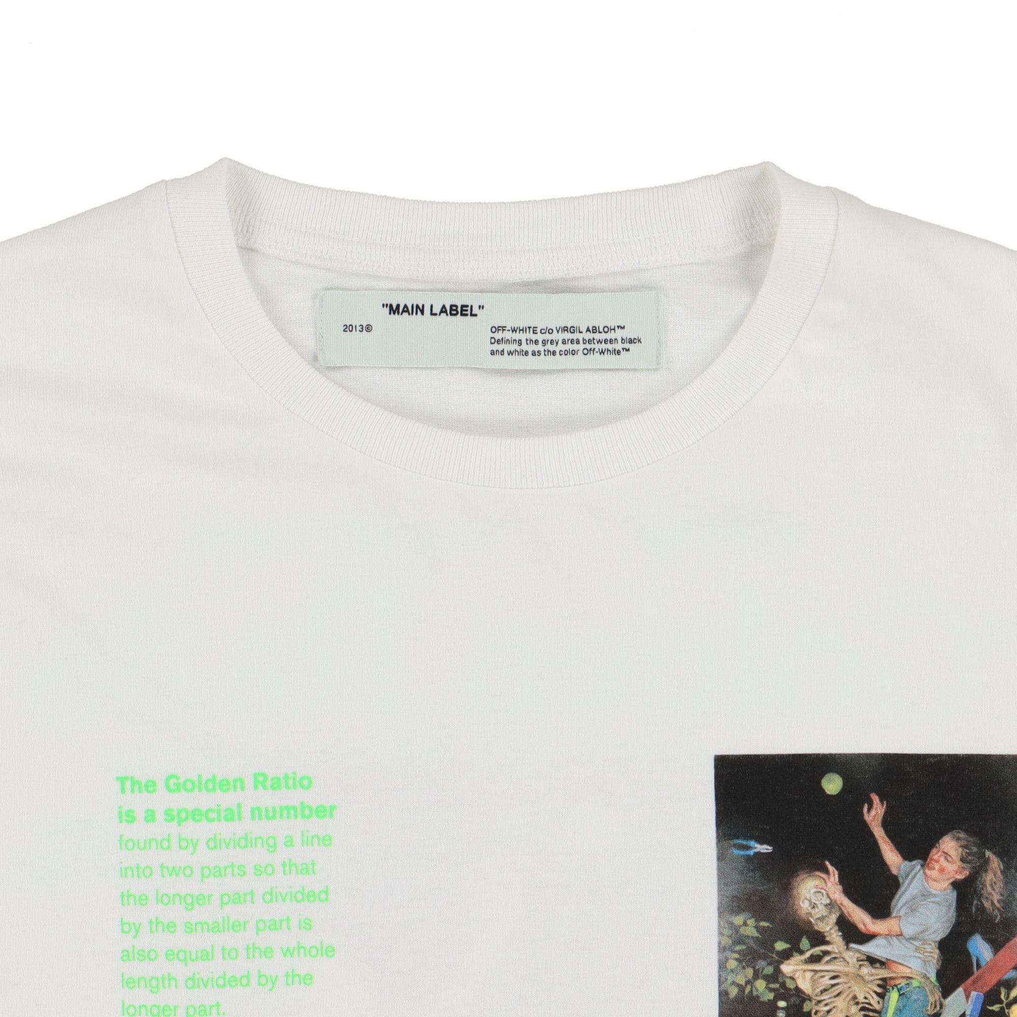 Off-White White Pascal Painting Golden Ratio Long Sleeve T-shirt Size US M / EU 48-50 / 2 - 5 Thumbnail