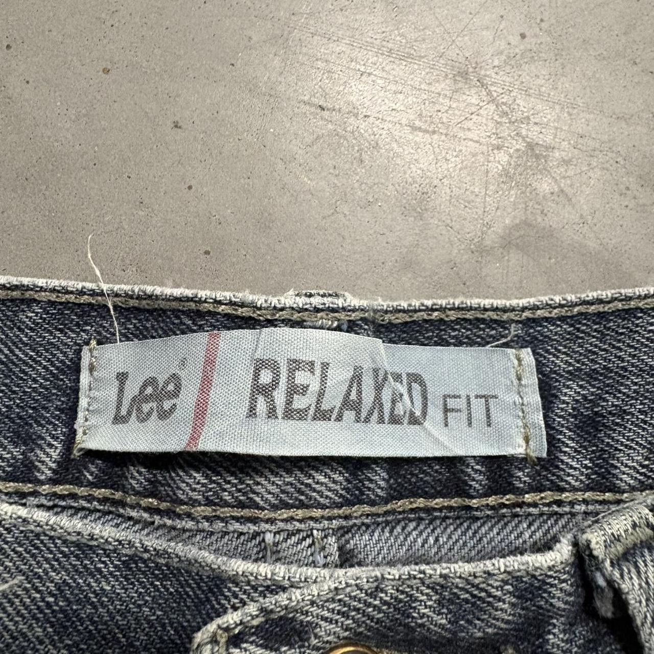 Vintage Crazy Vintage Y2K/2000s Baggy Grunge Dark Wash Relaxed Lee Denim Jeans! Size US 36 / EU 52 - 8 Thumbnail