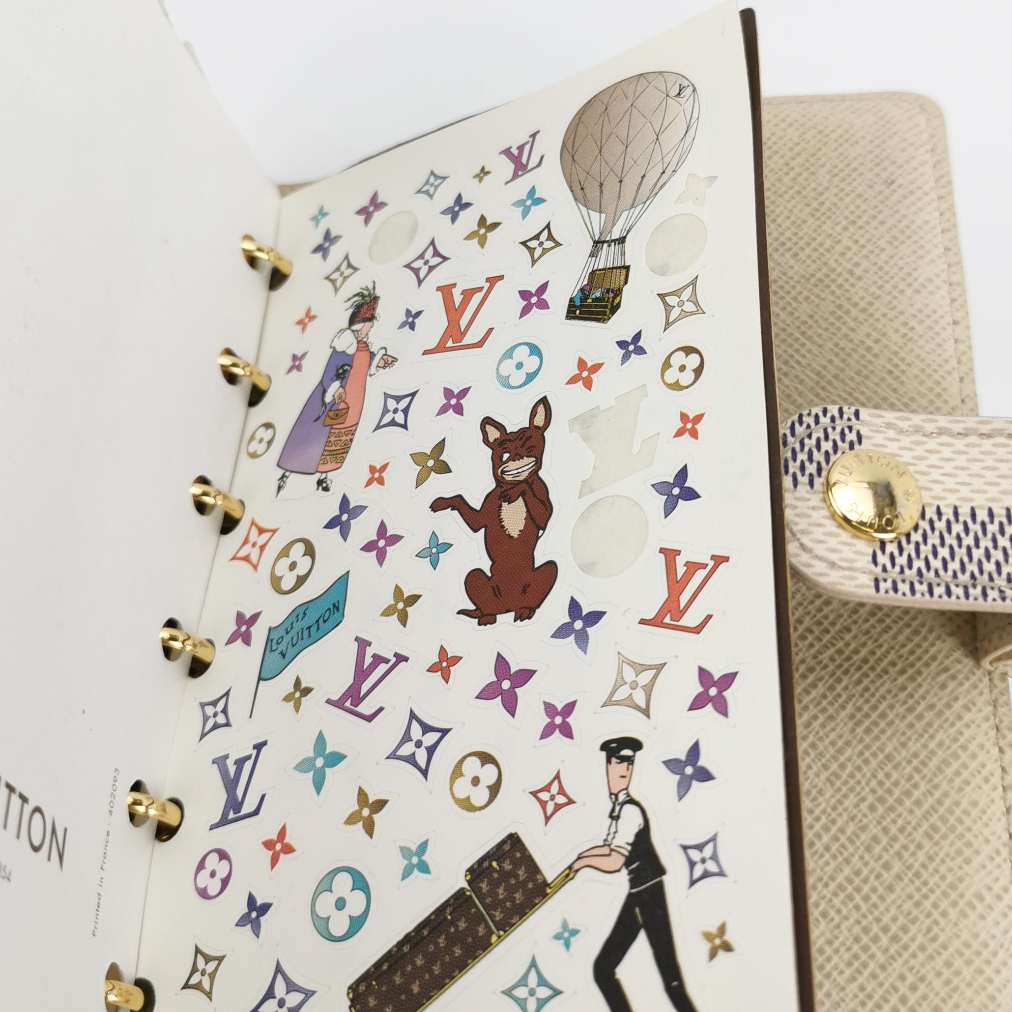 Louis Vuitton Louis Vuitton (LV) Checkerboard Notebook Cover Small Leathe Size ONE SIZE - 5 Thumbnail