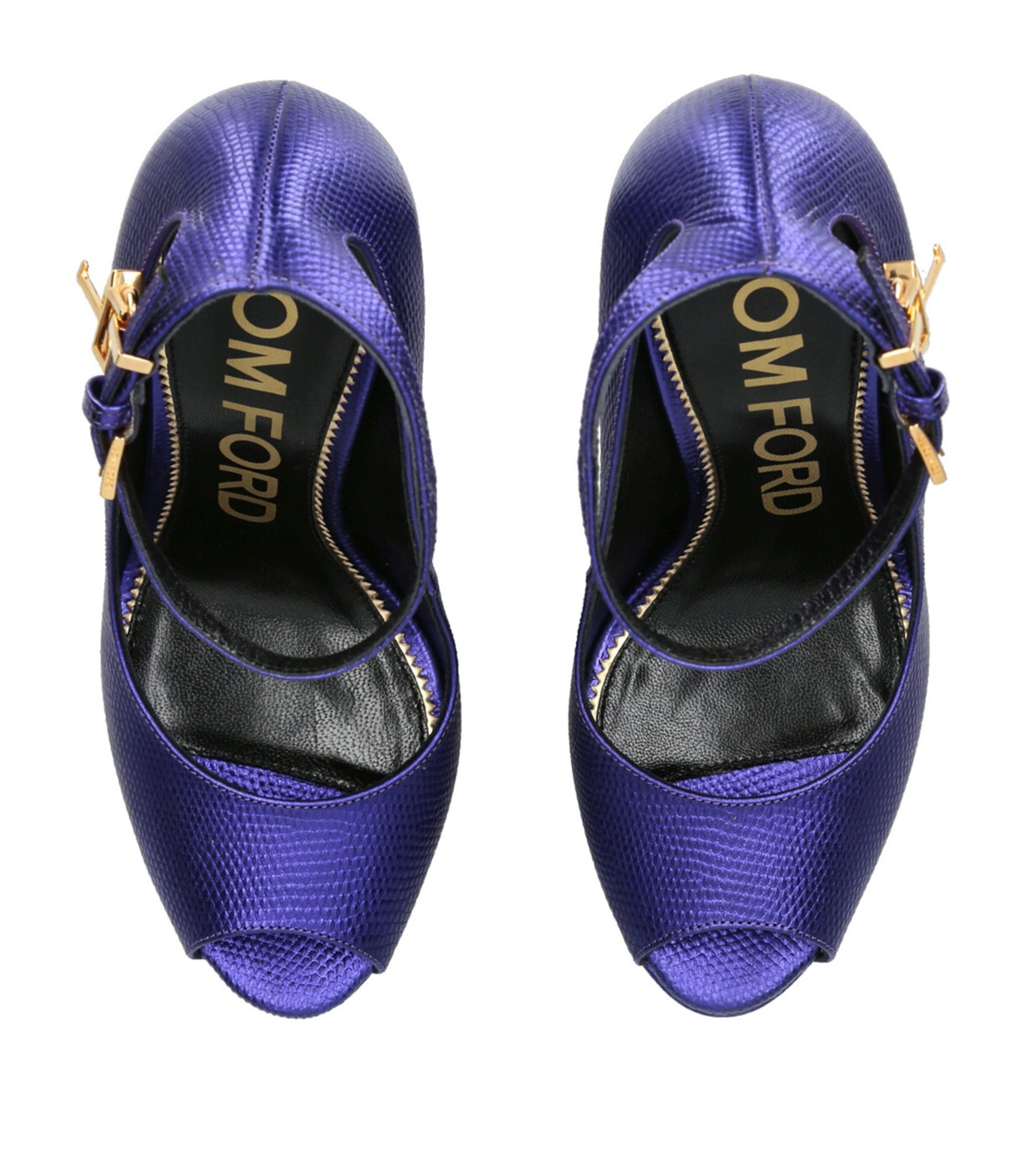 Tom Ford o1loc1c0924 W3112 Platform Pumps in Blue Size US 8.5 / IT 38.5 - 4 Thumbnail