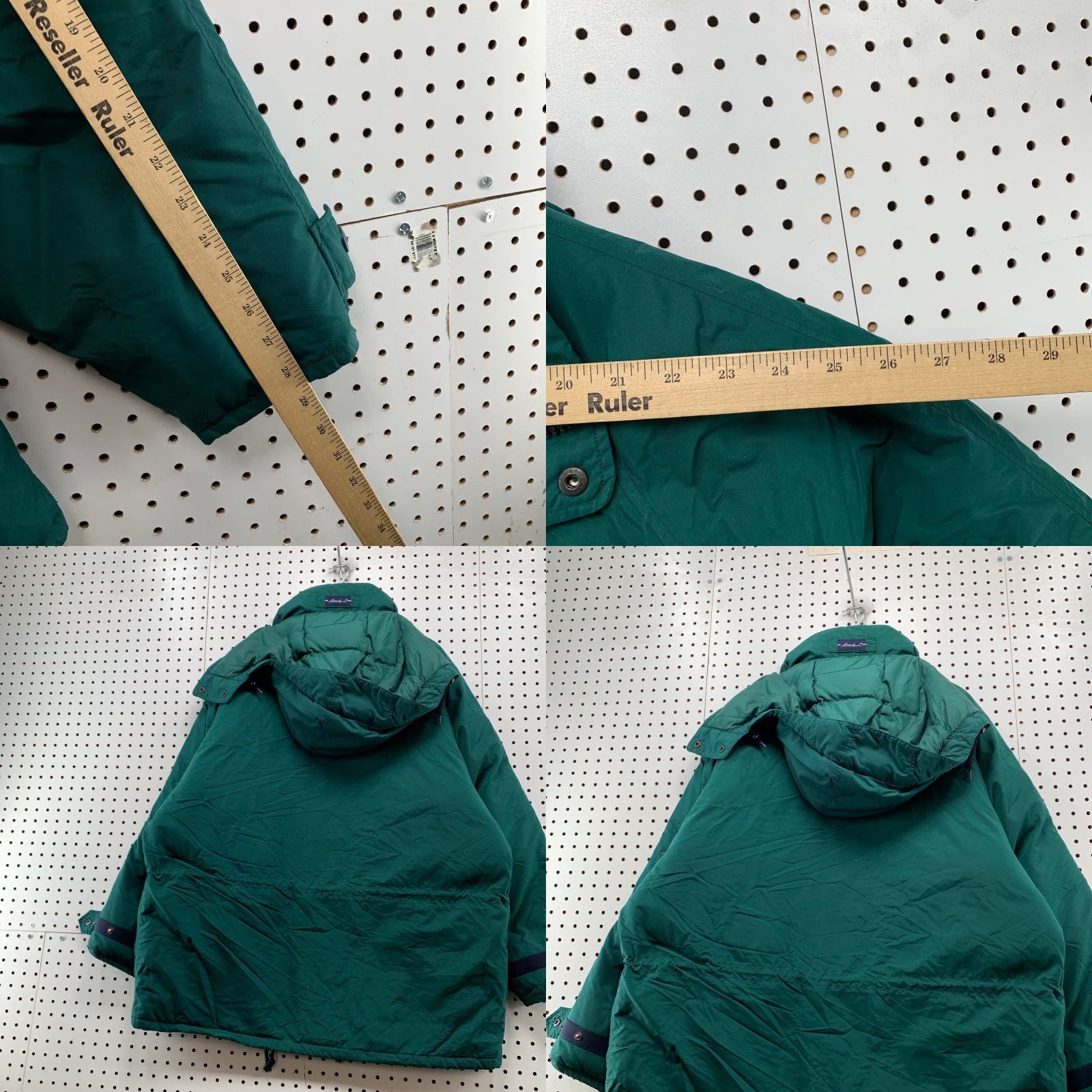 Eddie Bauer VINTAGE Eddie Bauer Down Puffer Park Coat Mens XL Green Outdoor Heavyweight Parka Hoodie Size US XL / EU 56 / 4 - 9 Thumbnail