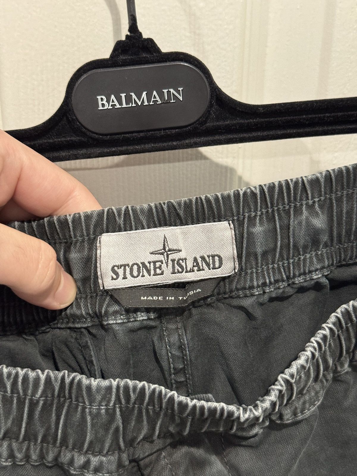 Stone Island Stone Island Black Cargo Pants Type RE-T Sz 28 (fits 28-30) Size US 28 / EU 44 - 8 Thumbnail