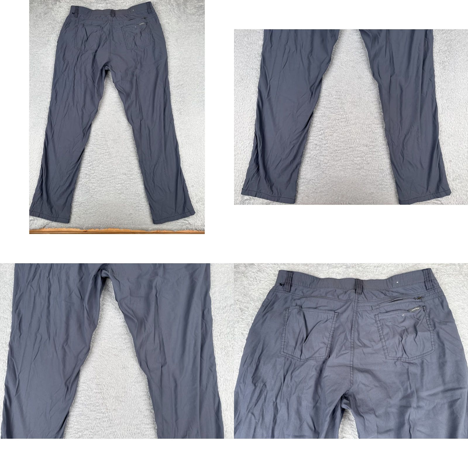 Eddie Bauer Eddie Bauer Pants Mens 36 Gray Chino Straight Leg 100% Nylon Hiking Camp 36x34 Size US 36 / EU 52 - 9 Thumbnail
