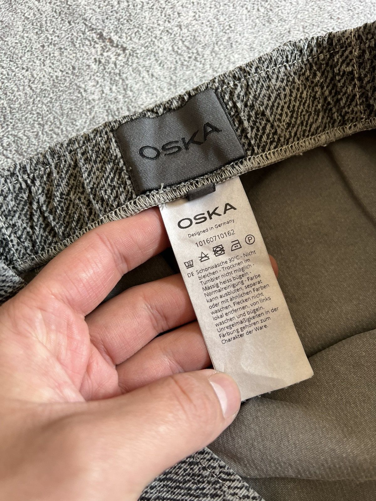OSKA × Vintage Oska Women’s Asymmetrical Maxi A Line Skirt Zip Size 1 Size 26" / US 2 / IT 38 - 7 Thumbnail