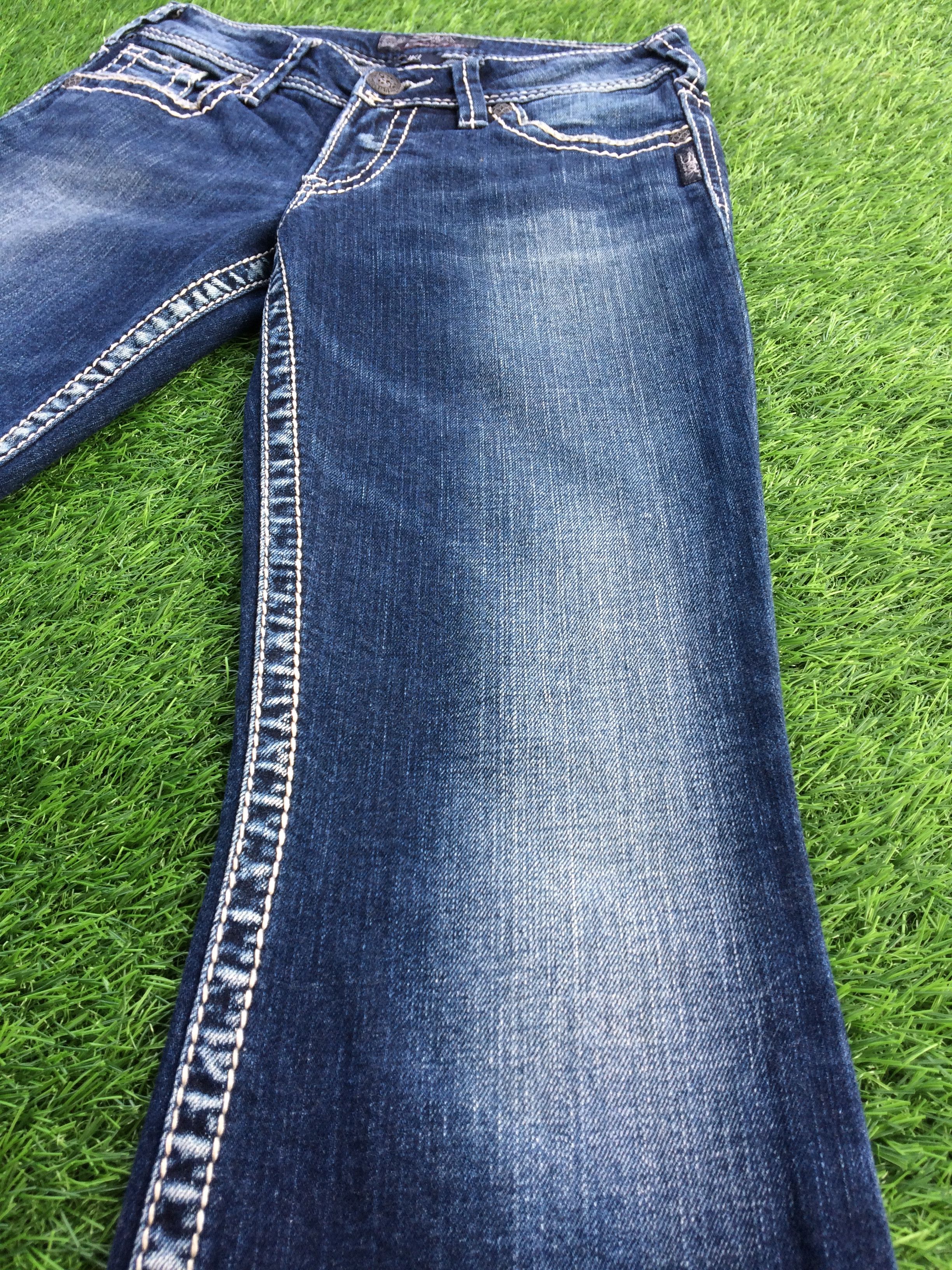 Designer × Silver Jeans Co. Silver Jeans Bootcut Stretch Jeans D-844 Size 27" / US 4 / IT 40 - 6 Thumbnail