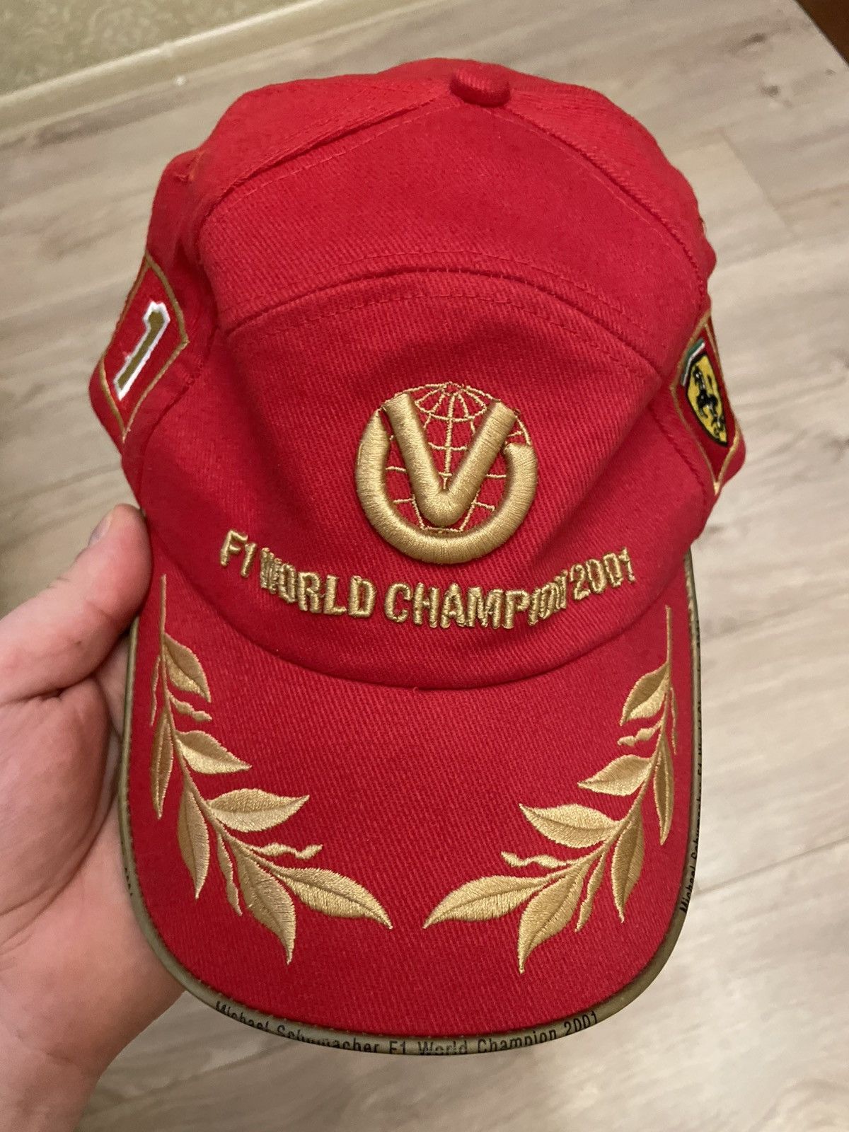 Ferrari Vintage O0s Y2K Ferrari Michael Schumacher F1 Racing Cap Size ONE SIZE - 1 Thumbnail