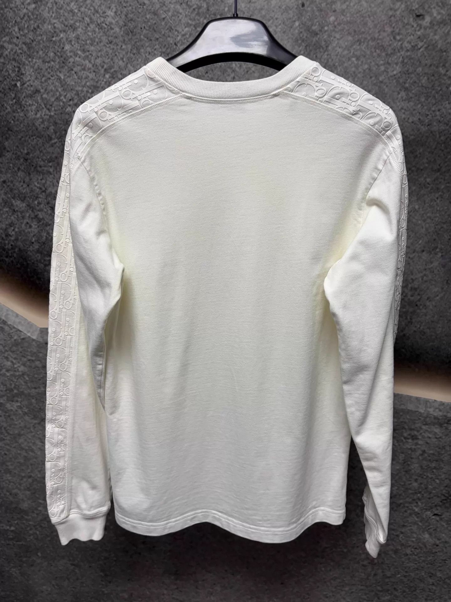 Dior DIOR White Side Logo Long Sleeve Sweatshirt Size S Size US S / EU 44-46 / 1 - 2 Thumbnail