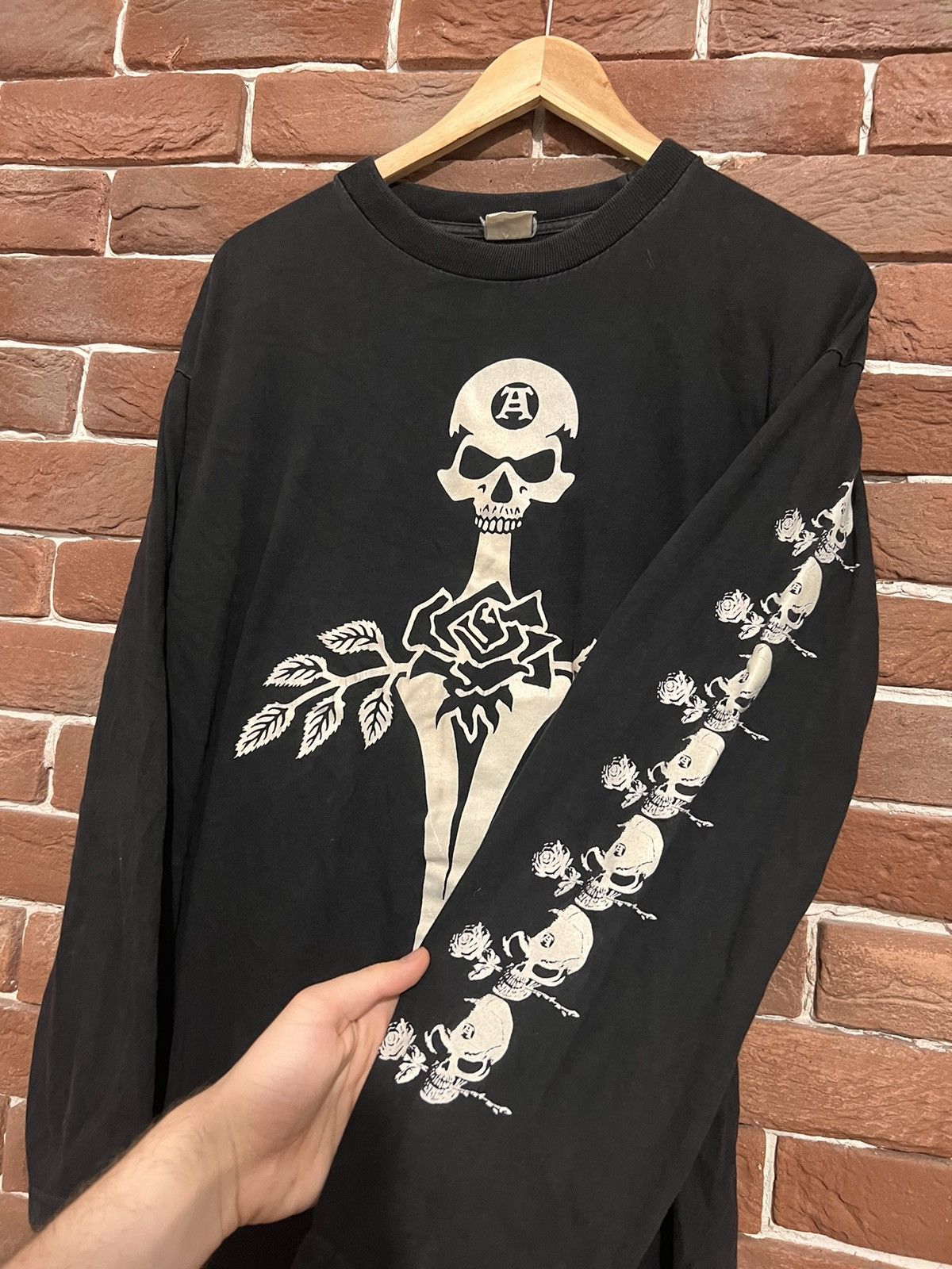 Band Tees 90s Vintage Alchemy Gothic Vigil Of The Acolyte Skull tee L Size US L / EU 52-54 / 3 - 3 Thumbnail