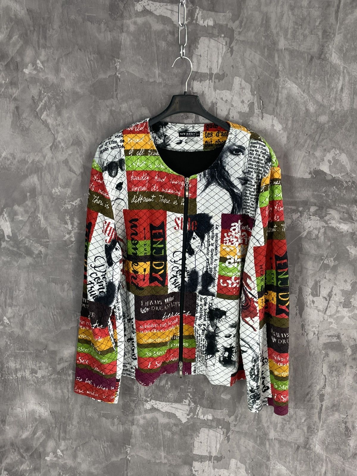 Hysteric Glamour × If Six Was Nine × Vintage Vintage John Galliano Y2K Glamour Zip Sweater Size M / US 6-8 / IT 42-44 - 1 Thumbnail
