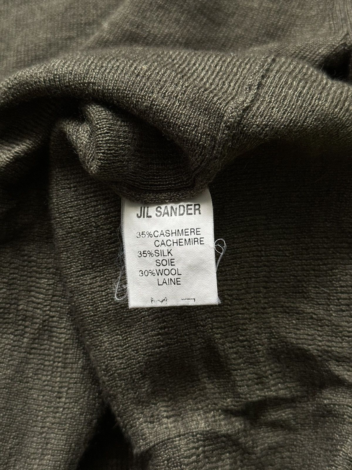 Designer × Jil Sander Jil Sander cashmere blend short sleeve sweater Size S / US 4 / IT 40 - 5 Thumbnail